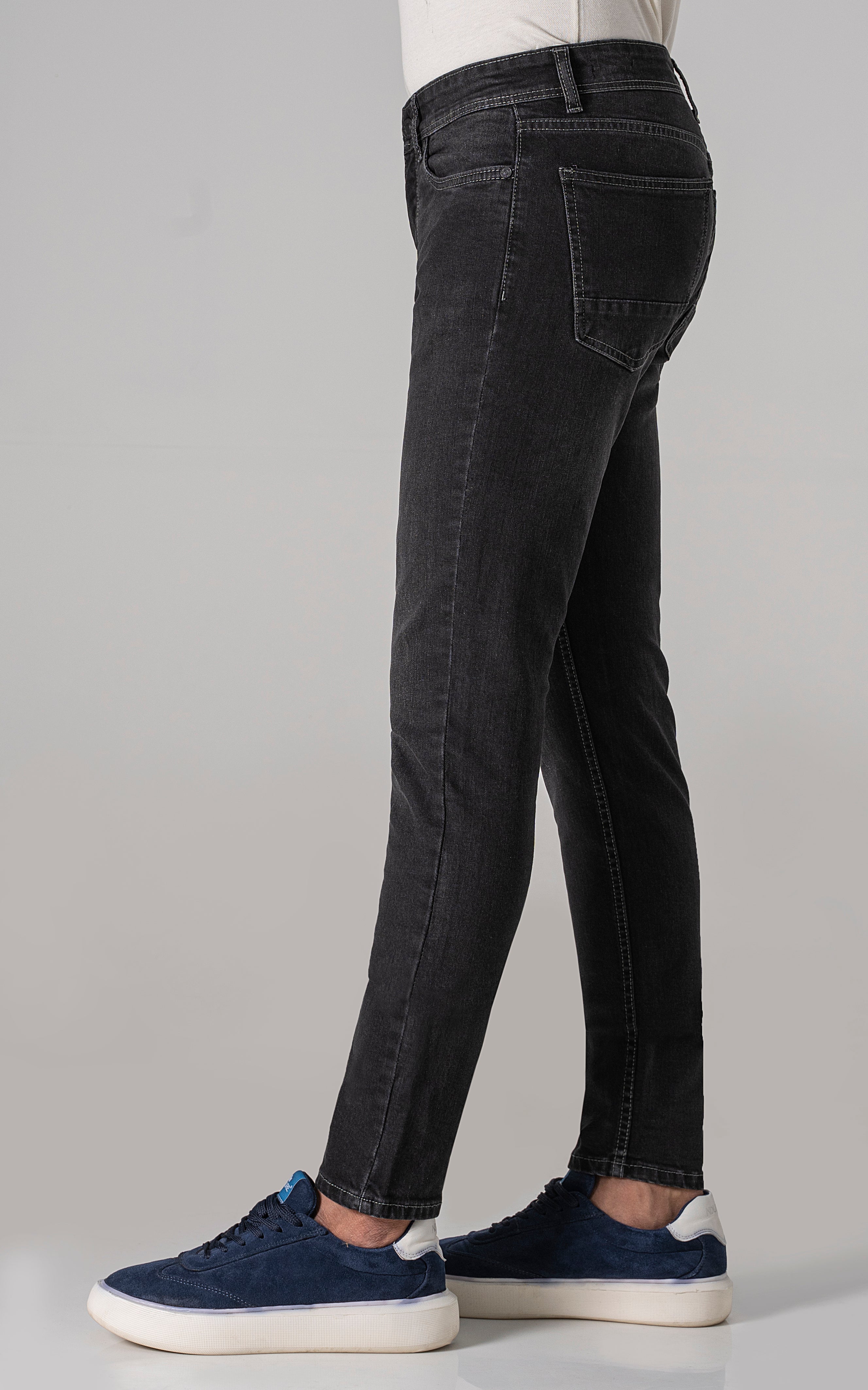 SLIM LEG JEANS CHARCOAL GREY