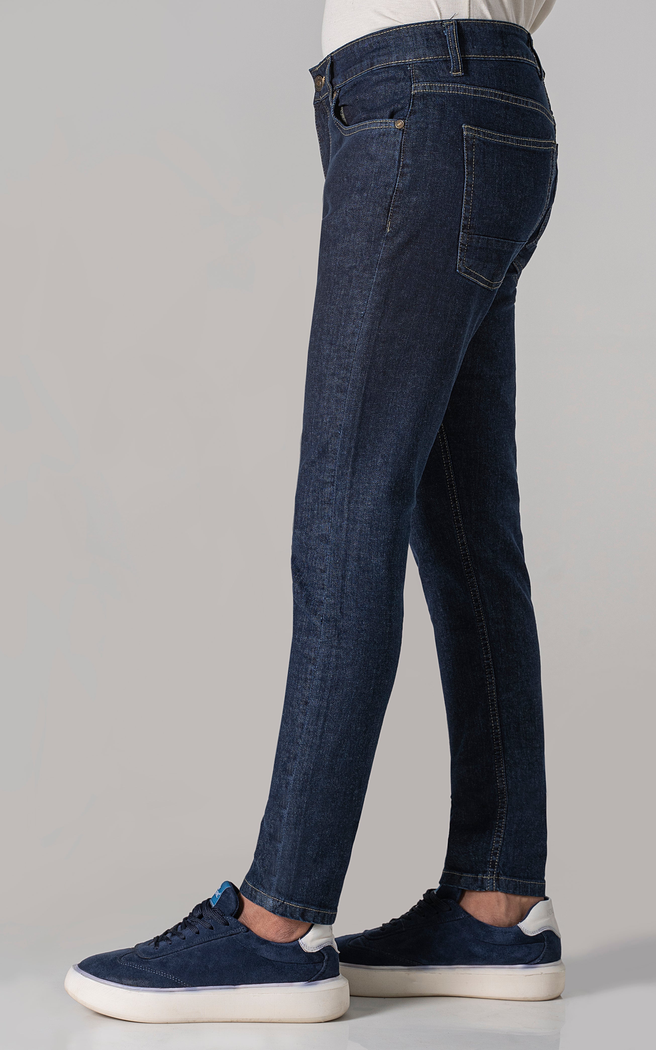 SLIM LEG JEANS DARK BLUE