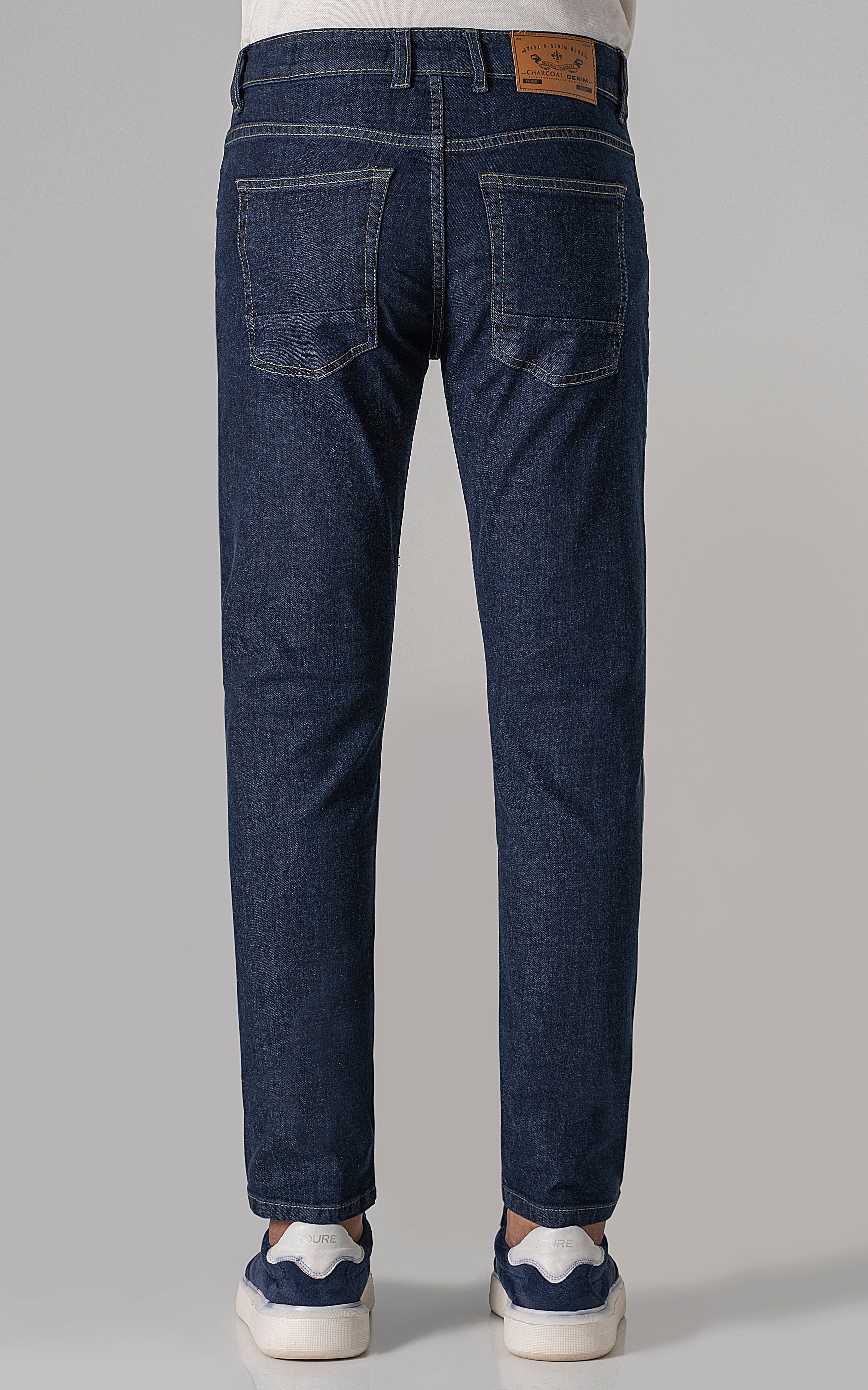 SLIM LEG JEANS DARK BLUE