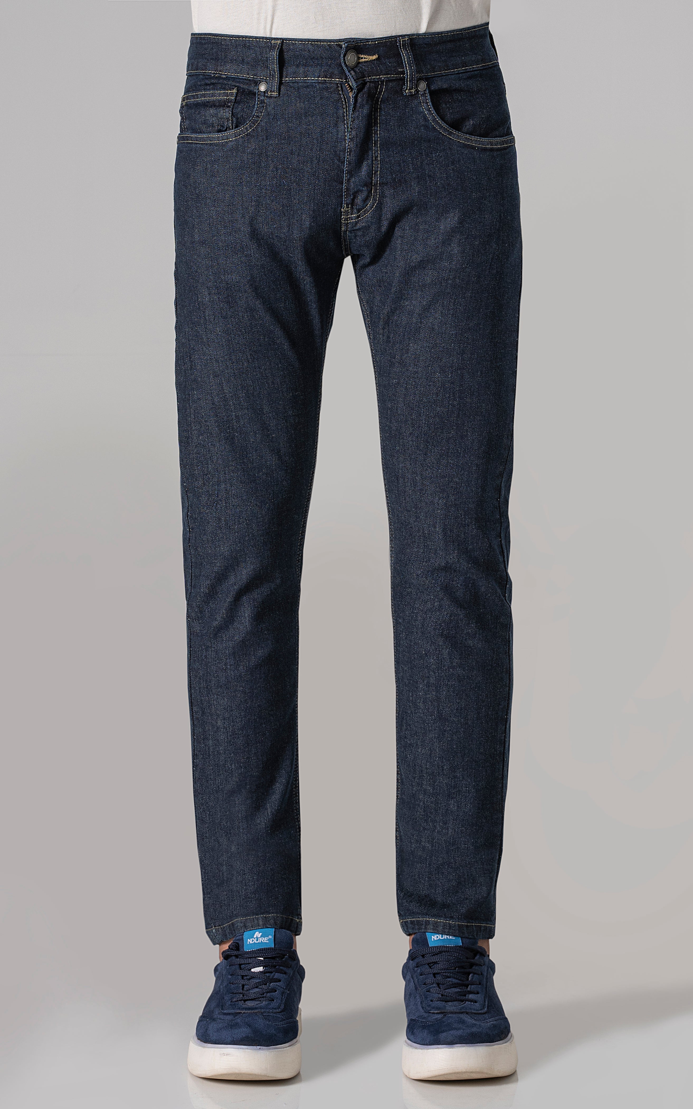 SLIM LEG JEANS DARK BLUE TINT