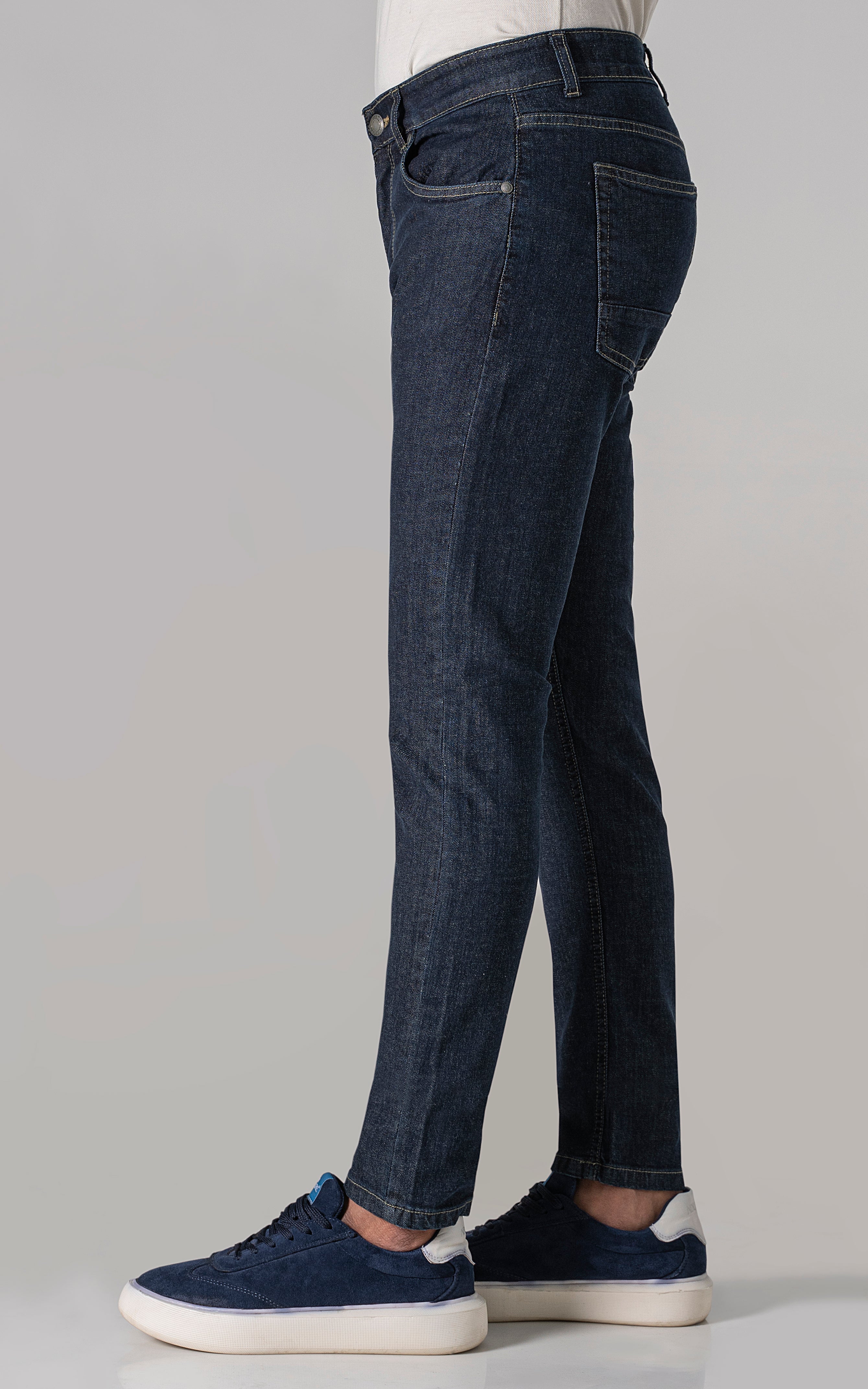 SLIM LEG JEANS DARK BLUE TINT