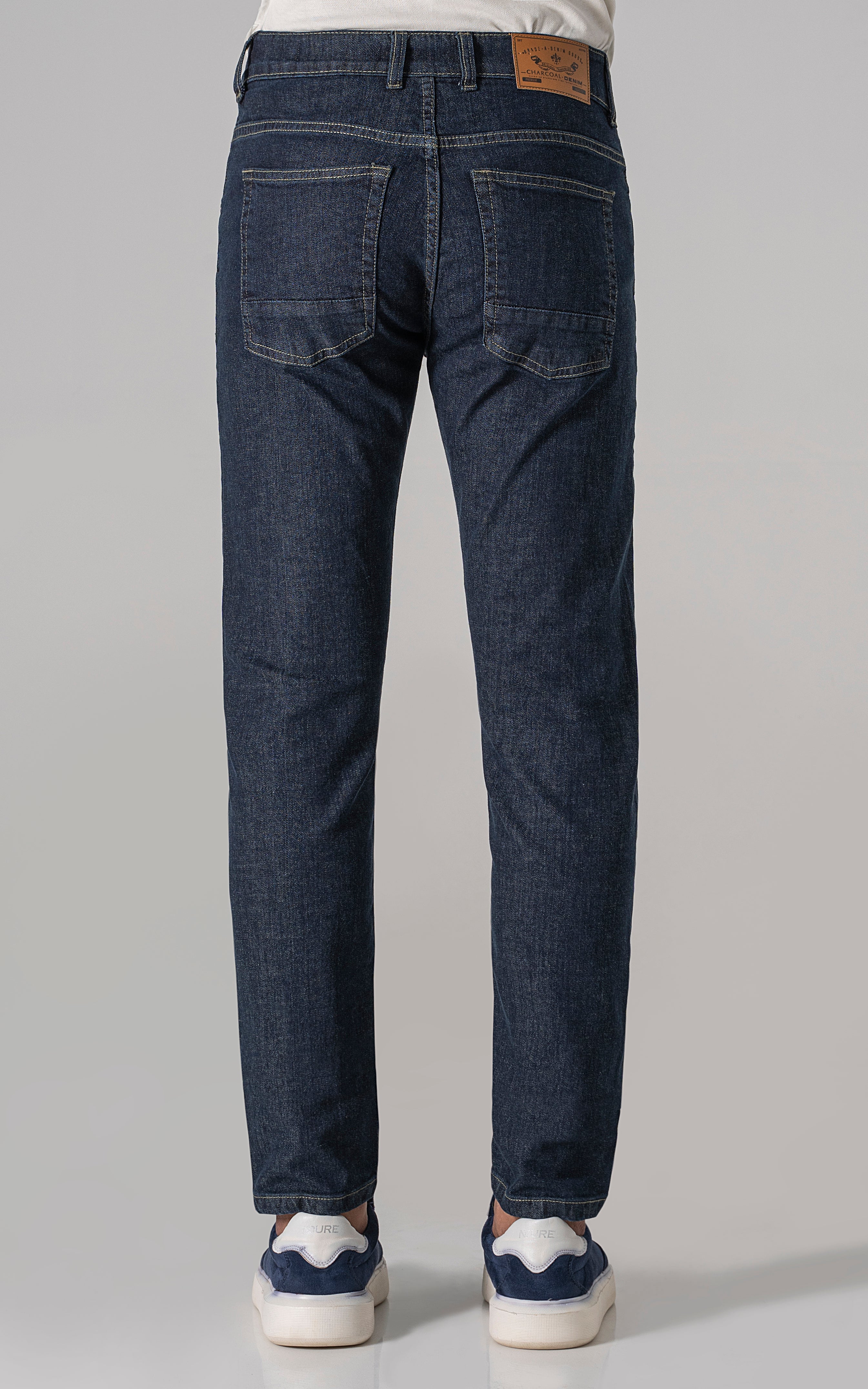 SLIM LEG JEANS DARK BLUE TINT