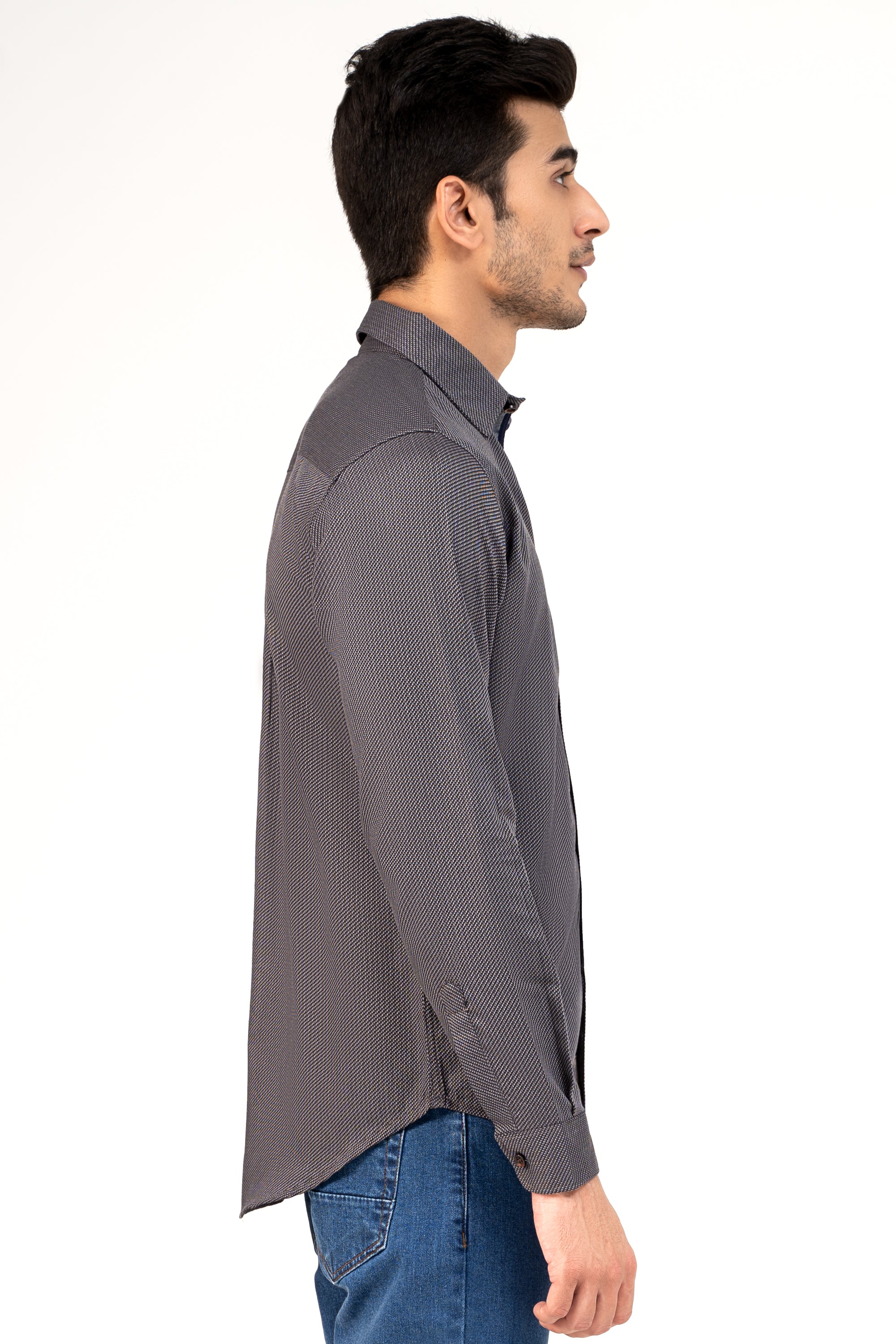 CASUAL SHIRT CHARCOAL