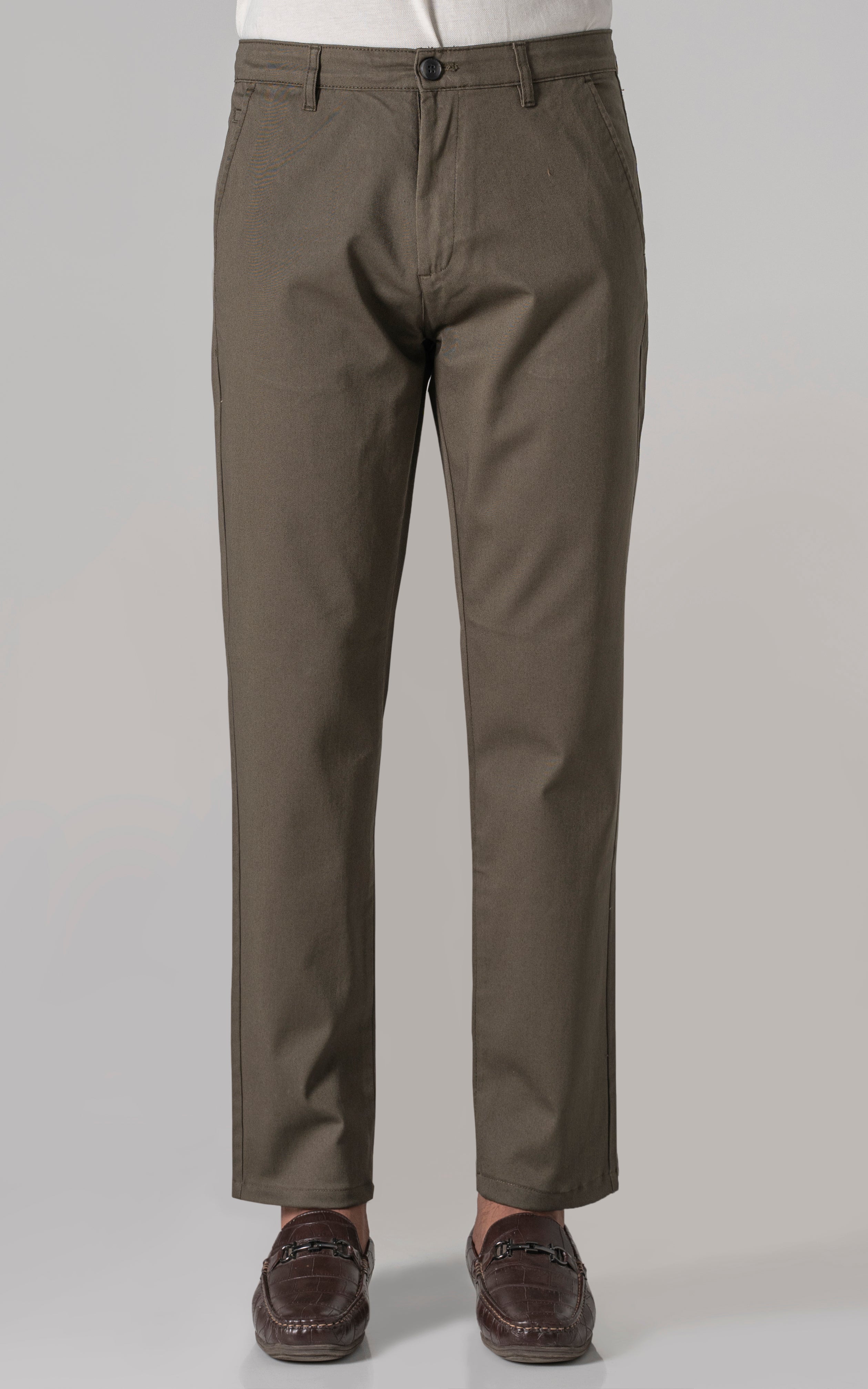 CROSS POCKET CASUAL PANT OLIVE