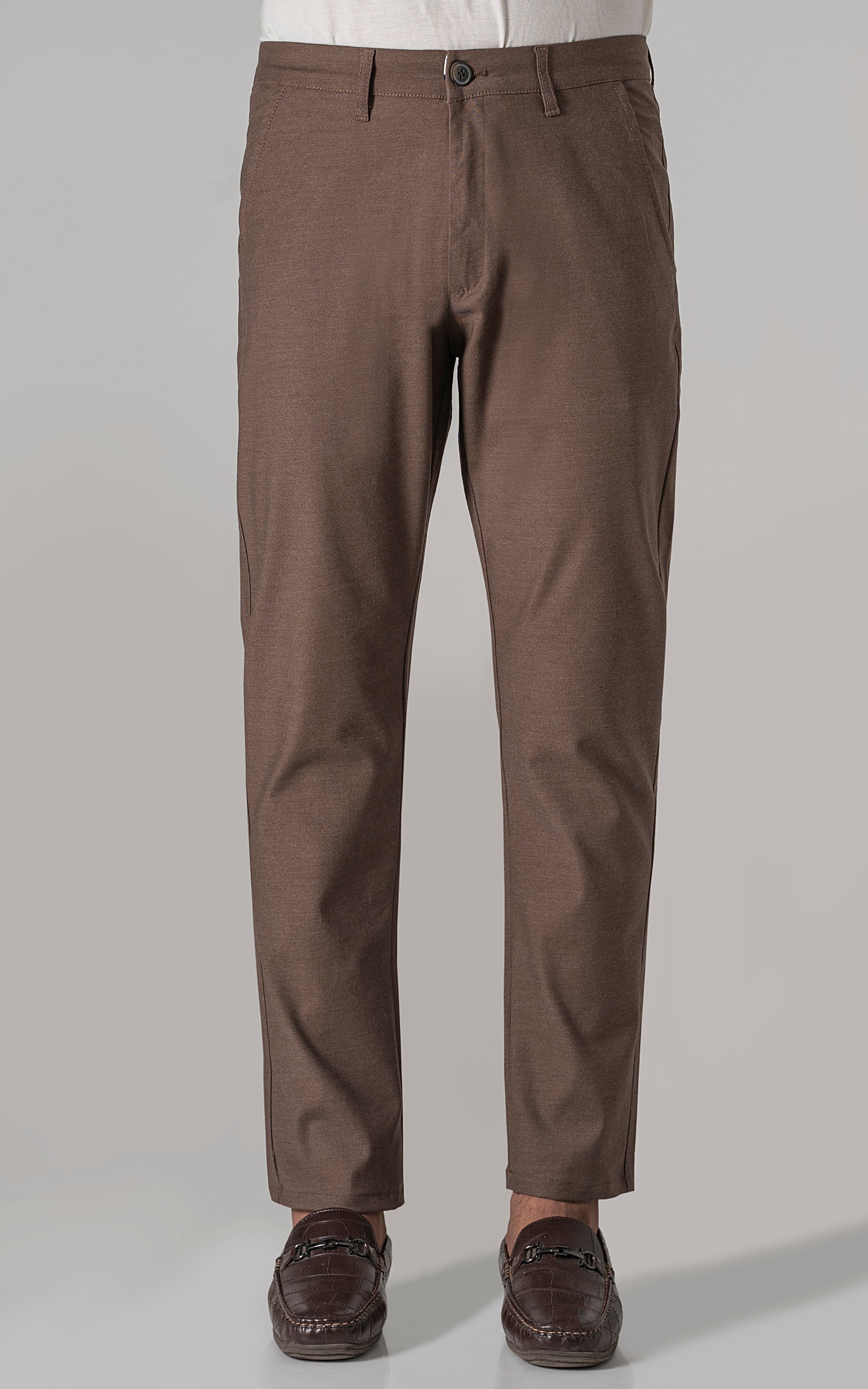 CROSS POCKET CASUAL PANT BROWN