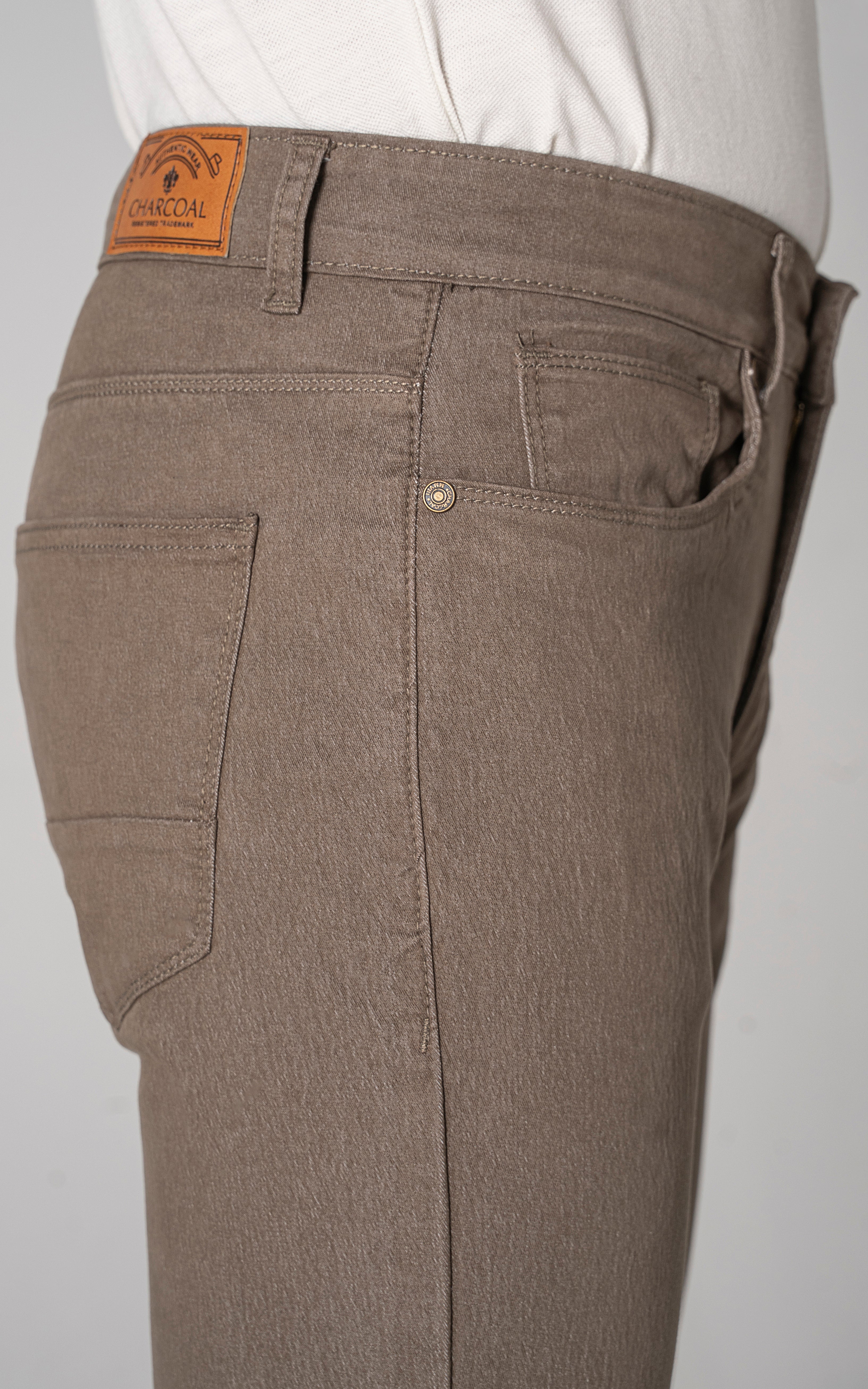 BASIC 5-POCKET MELANGE PANT OLIVE