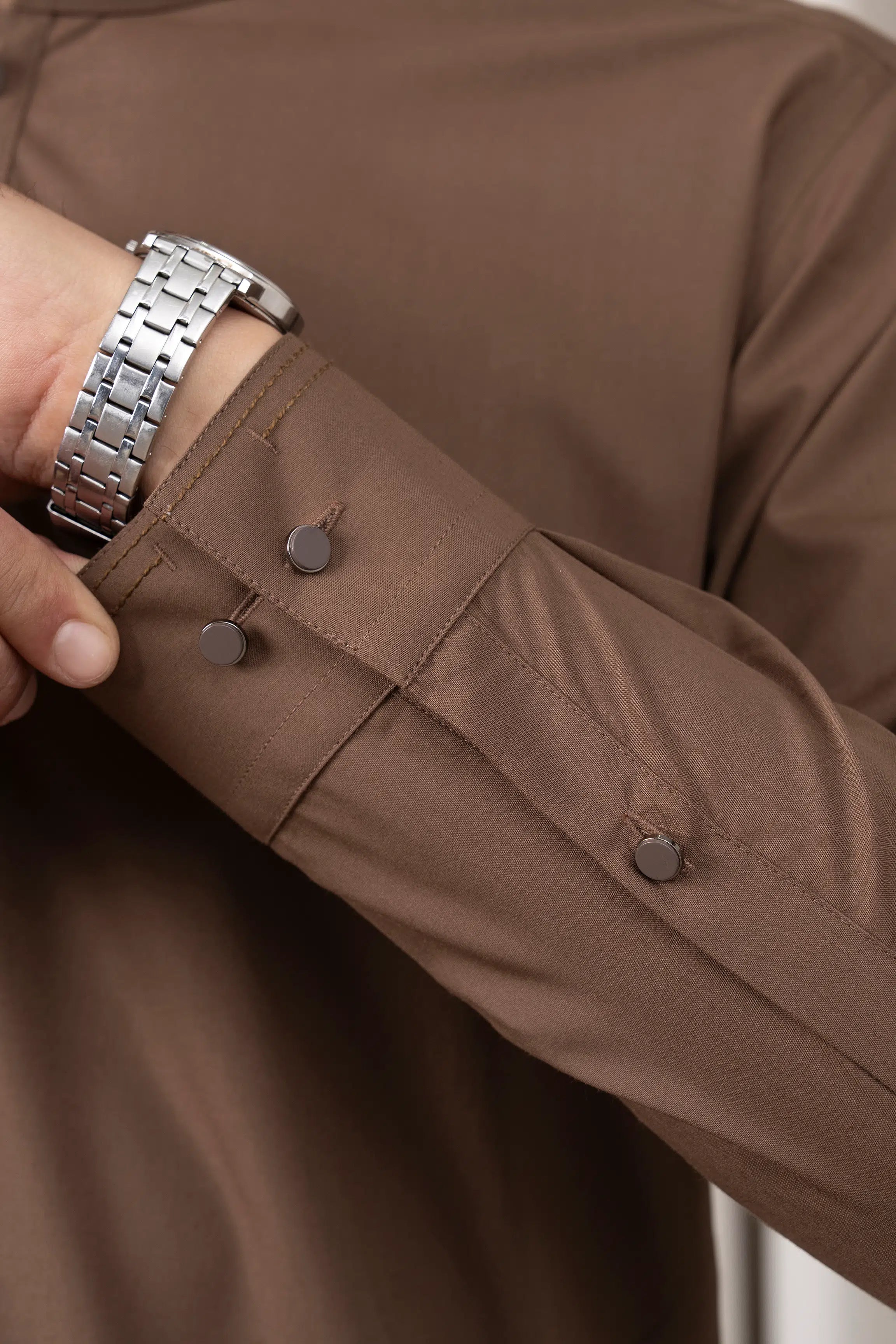 BLENDED KAMEEZ SHALWAR - PREMIUM COLLECTION BROWN