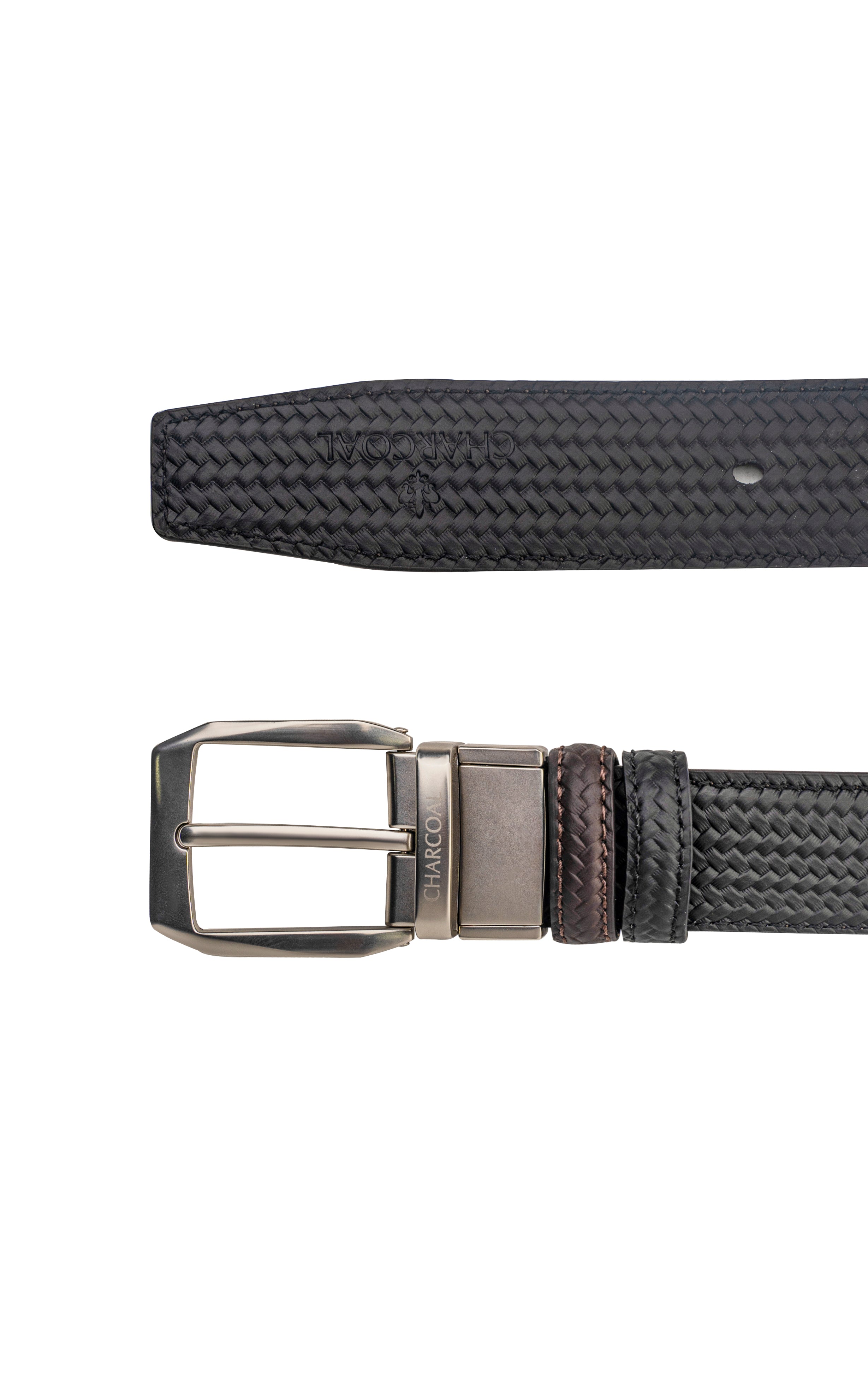 Self Design Reversible Belt Black/Brown