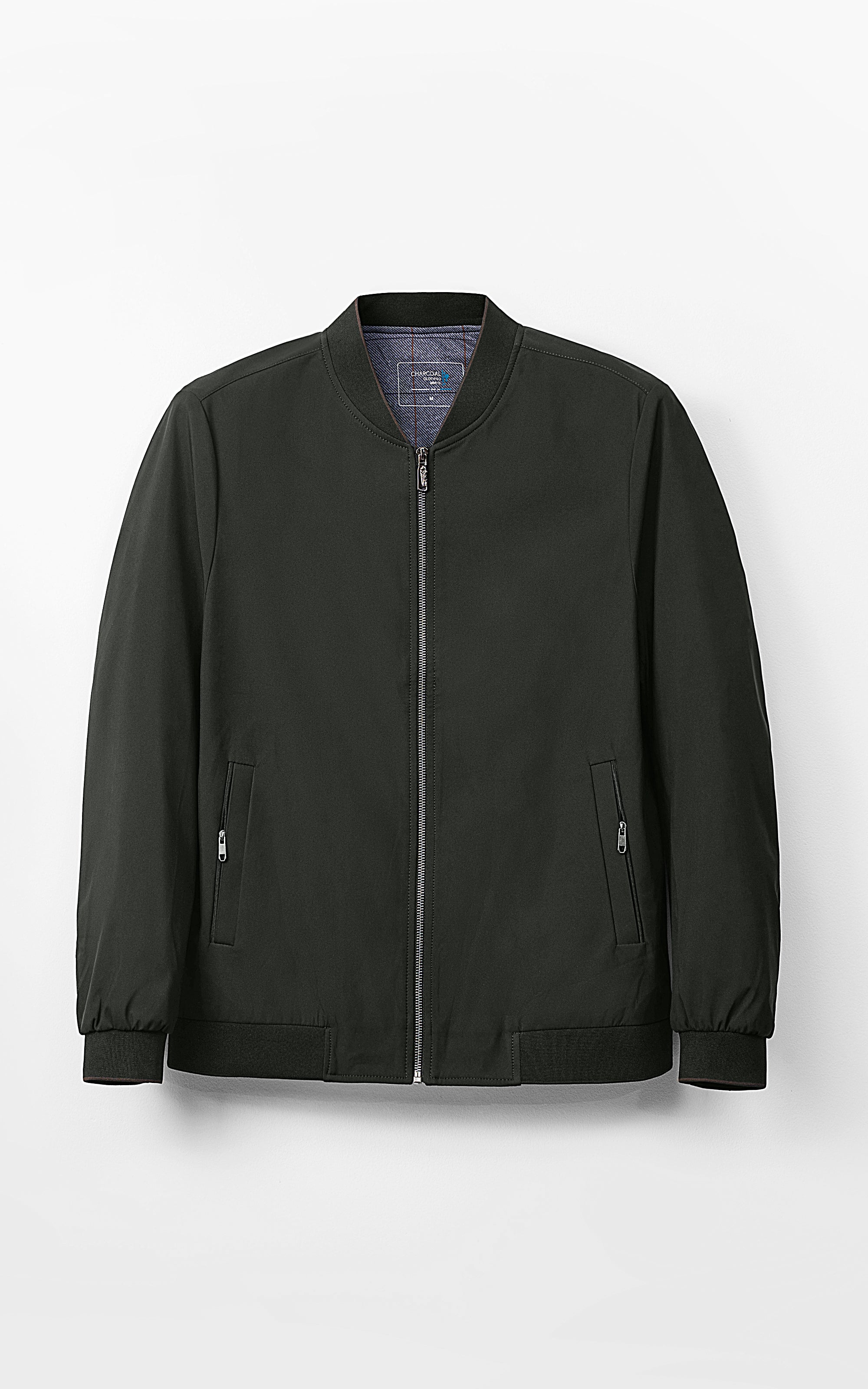 LIGHT WEIGHT MEN'S JACKET FULL SLEEVE DARK GREEN