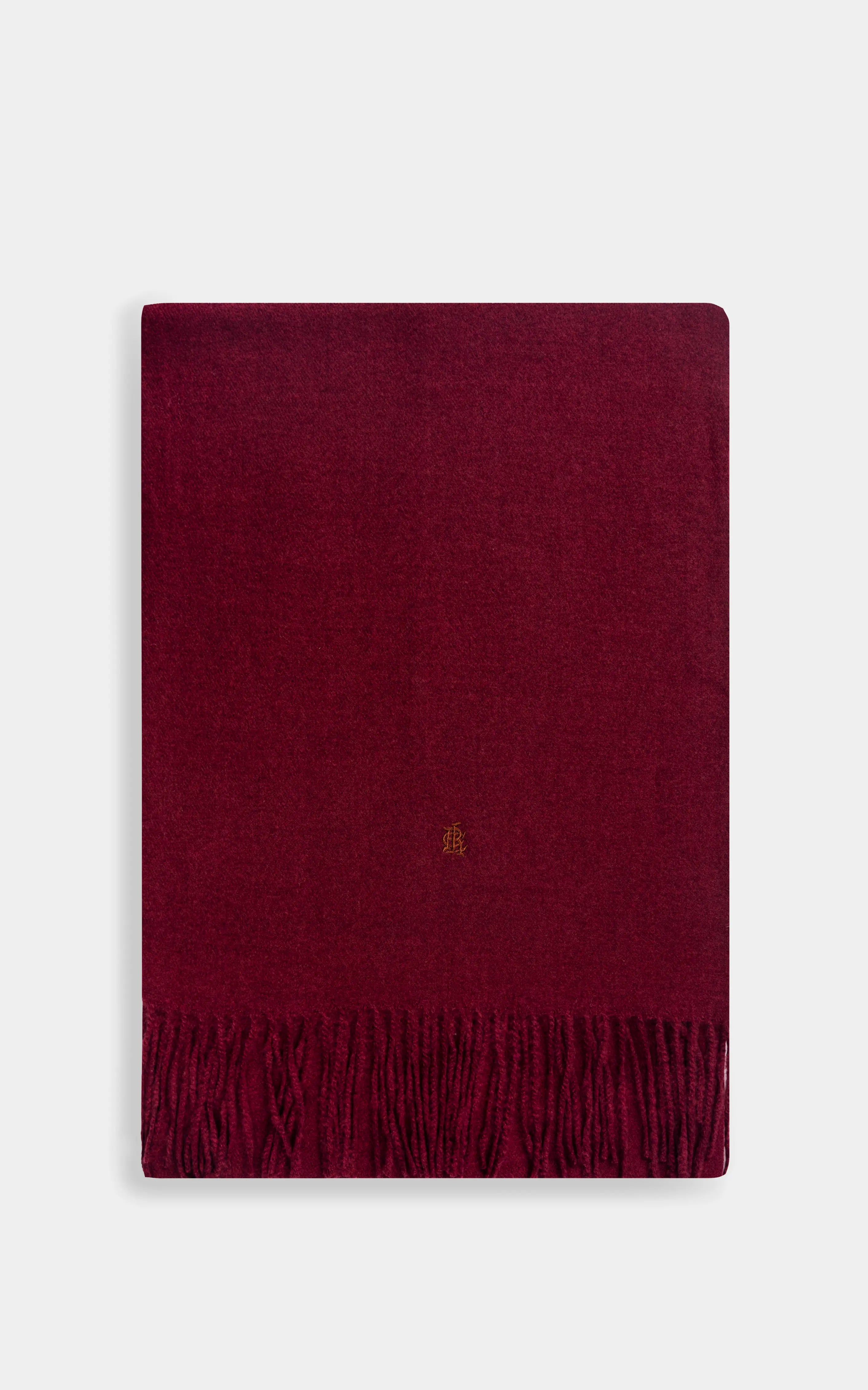 PLAIN EMBROIDERY SCARF