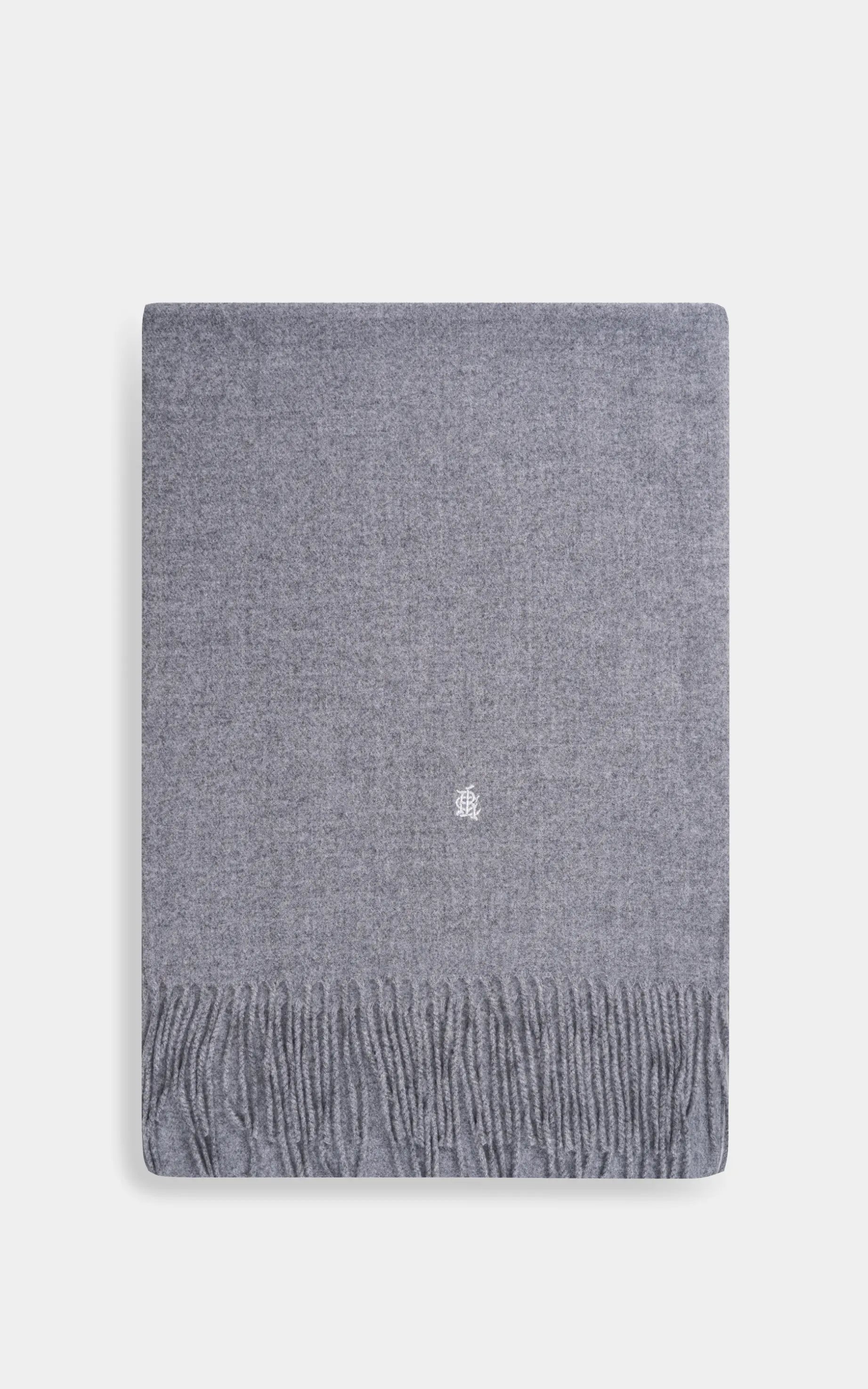 PLAIN EMBROIDERY SCARF