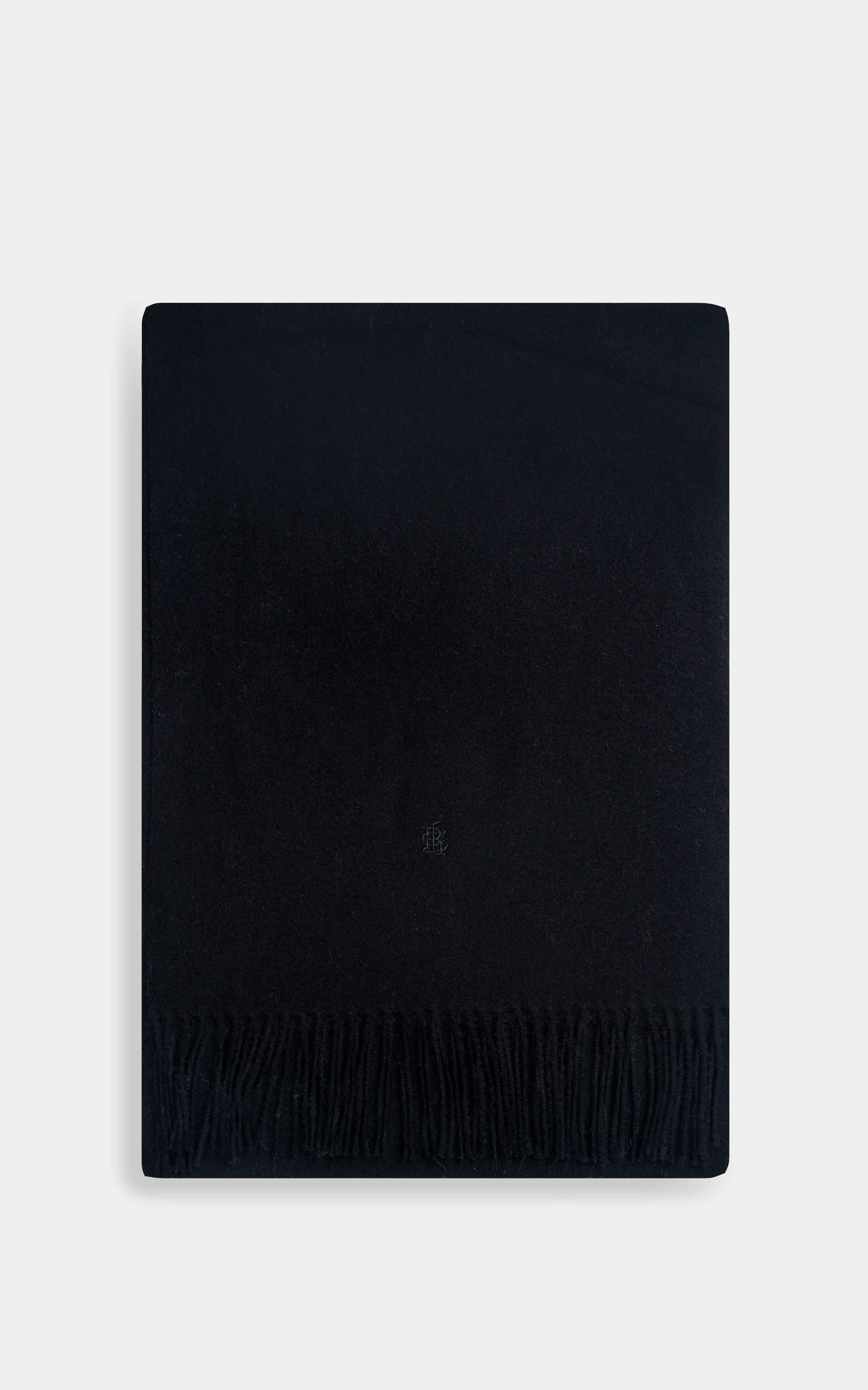 PLAIN EMBROIDERY SCARF