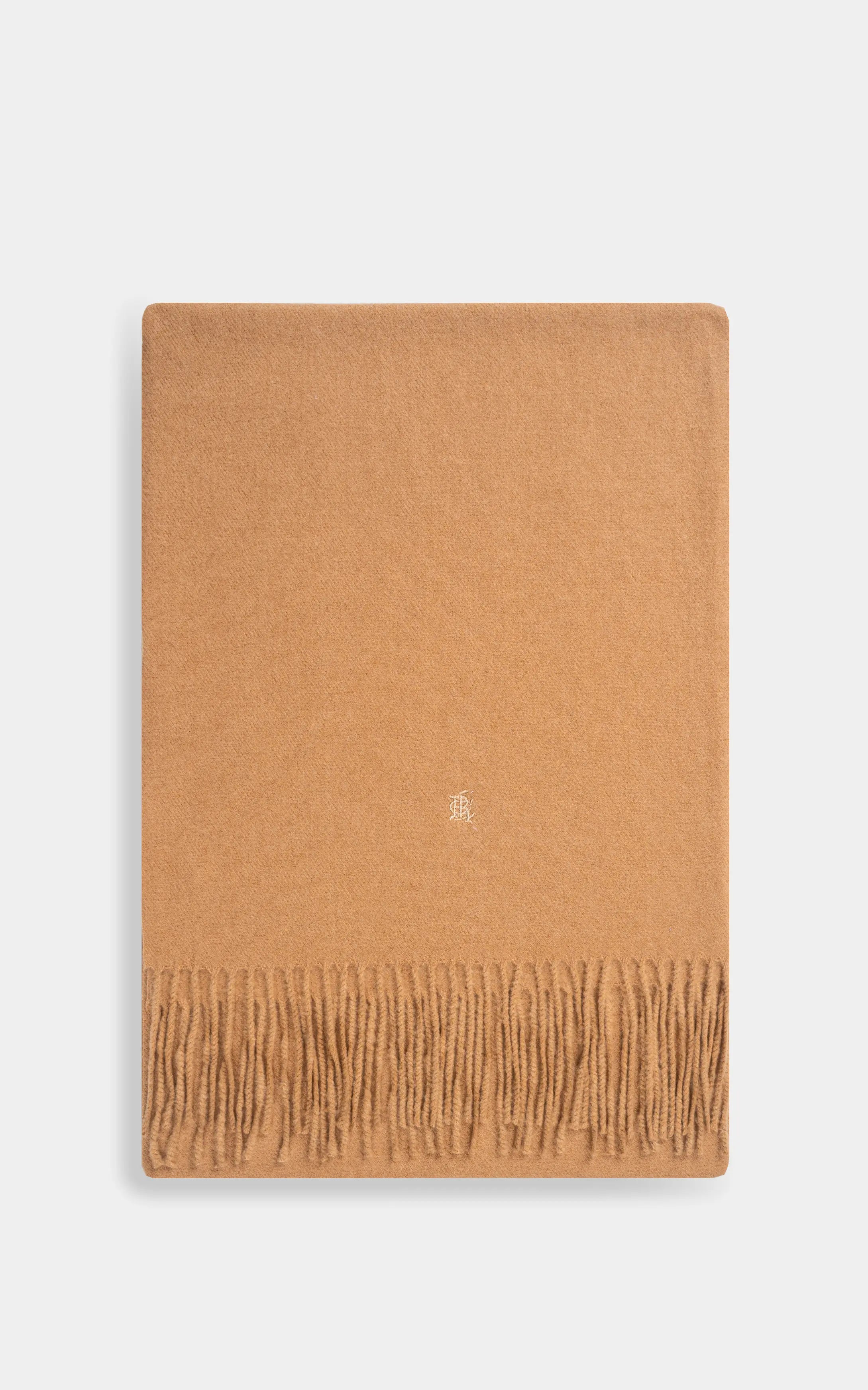 PLAIN EMBROIDERY SCARF