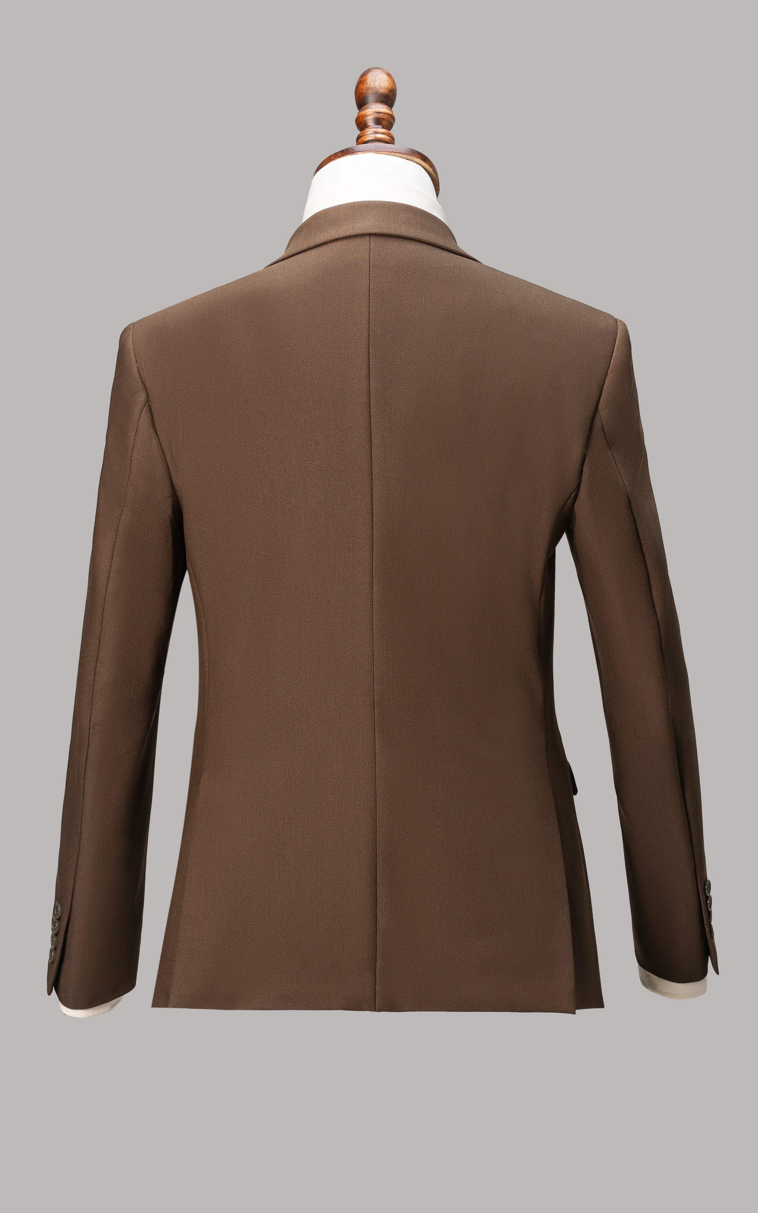 TWO PIECE SUIT BROWN