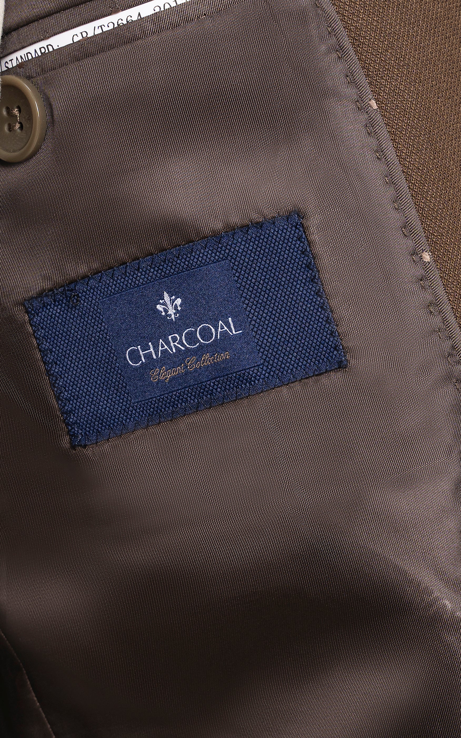 TWO PIECE SUIT BROWN