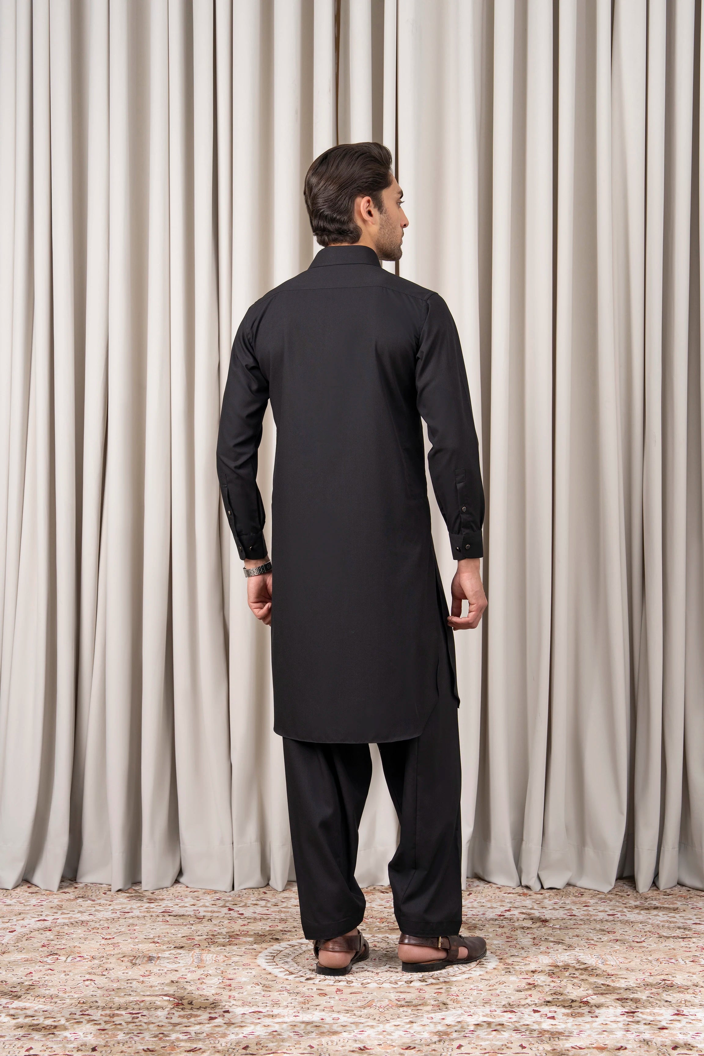 BLENDED KAMEEZ SHALWAR - SIGNATURE COLLECTION BLACK