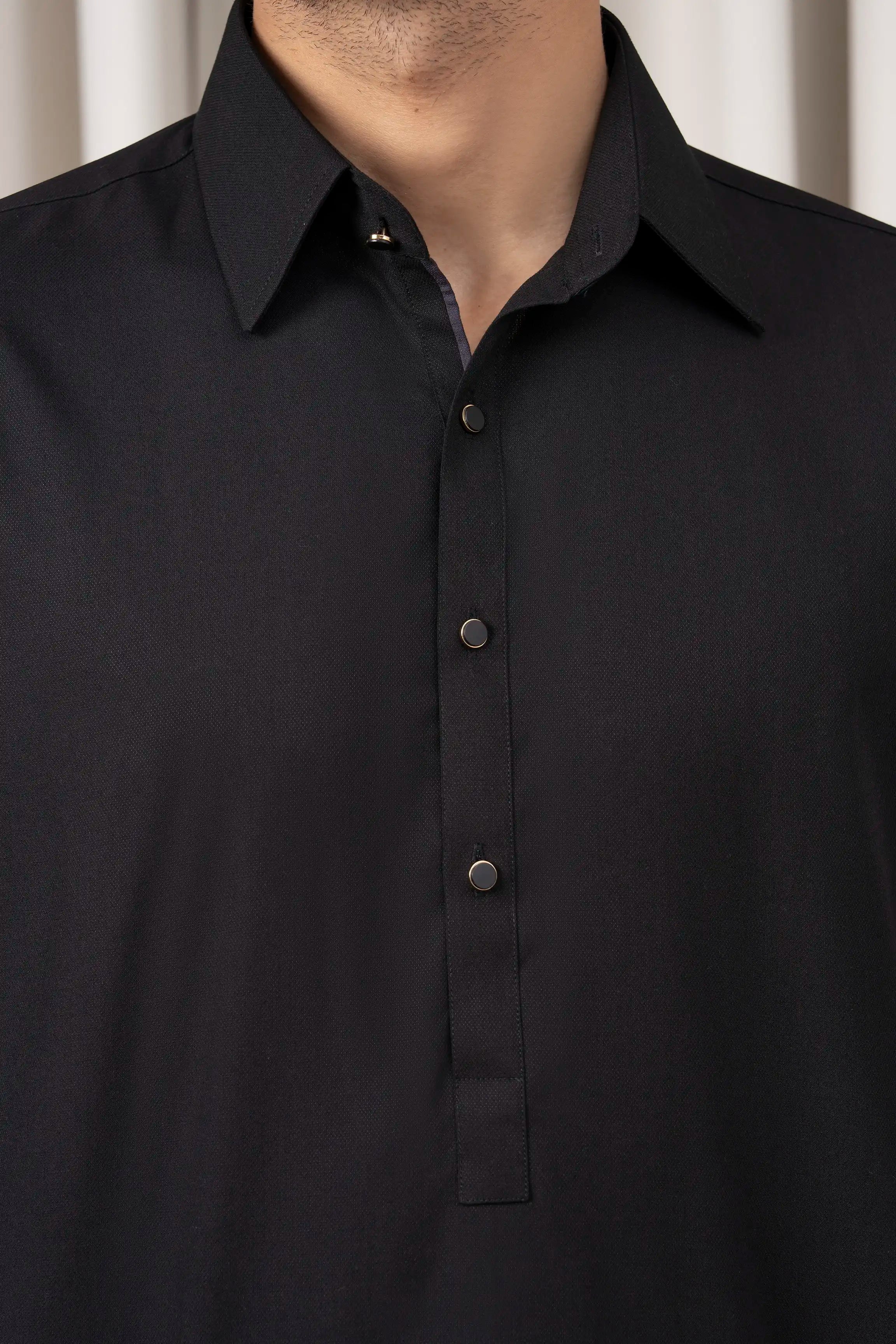 BLENDED KAMEEZ SHALWAR - SIGNATURE COLLECTION BLACK