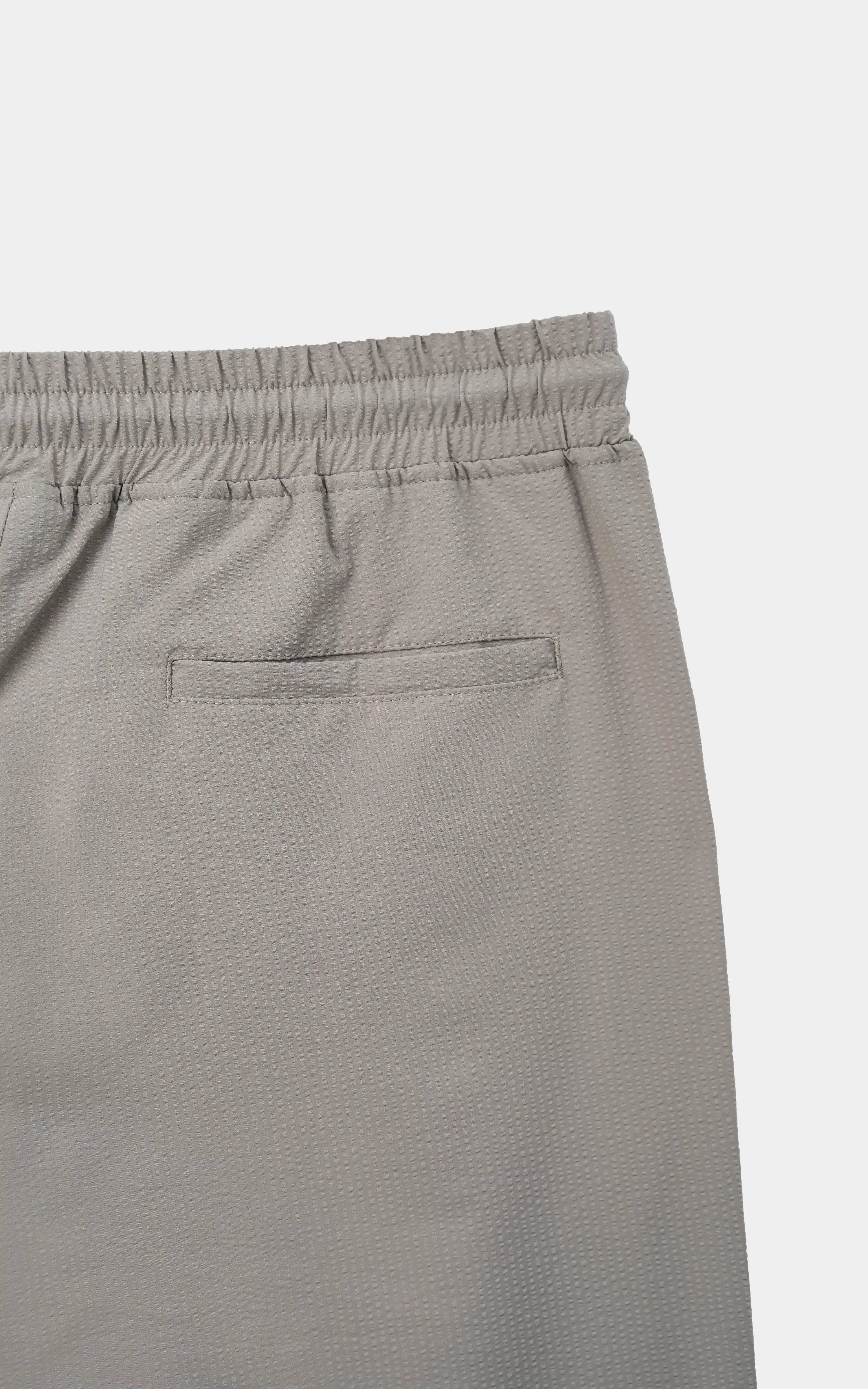 SEERSUCKER CASUAL TROUSER PISTACHIO