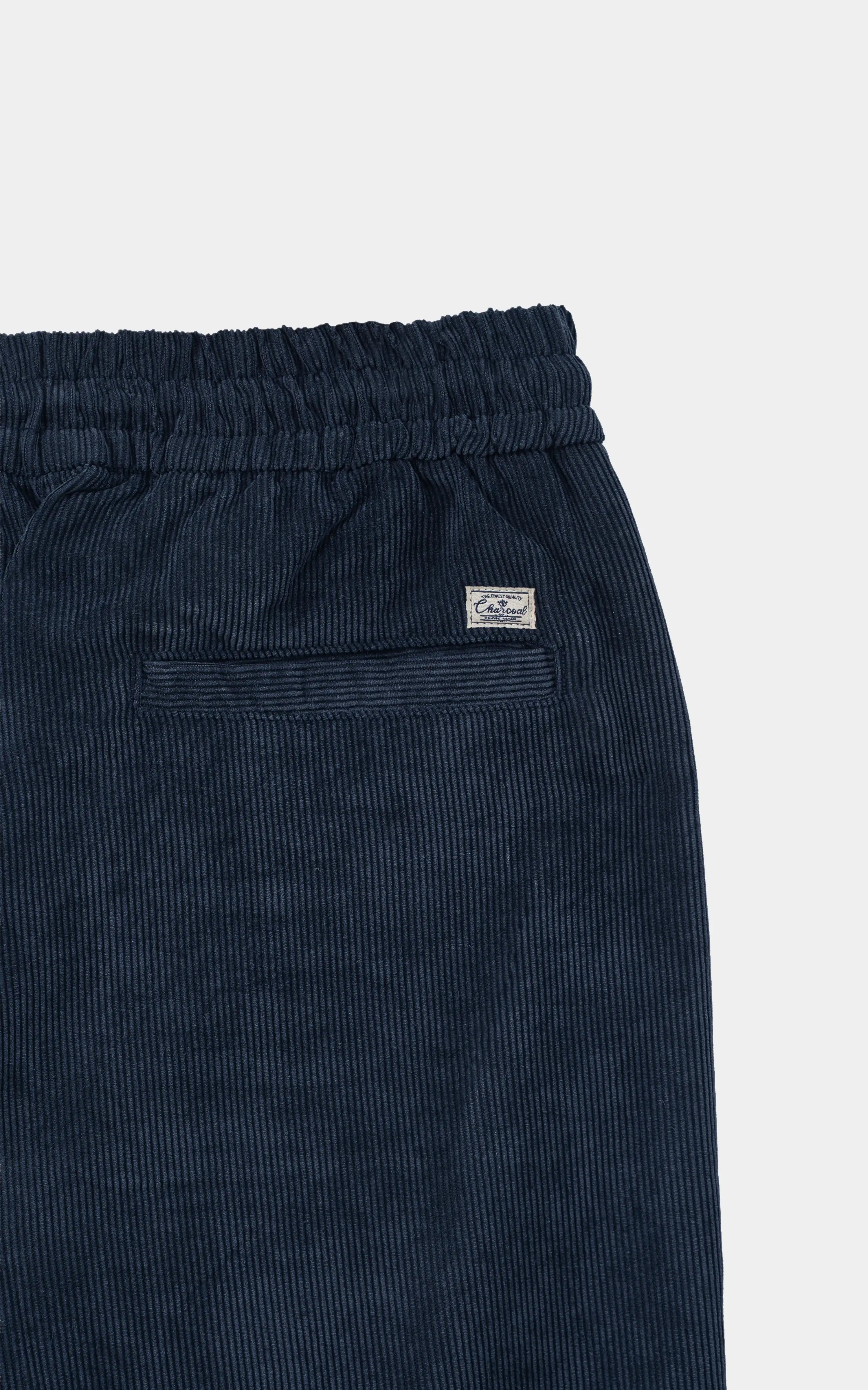 SMART FIT CORDUROY JOGGER TROUSER NAVY