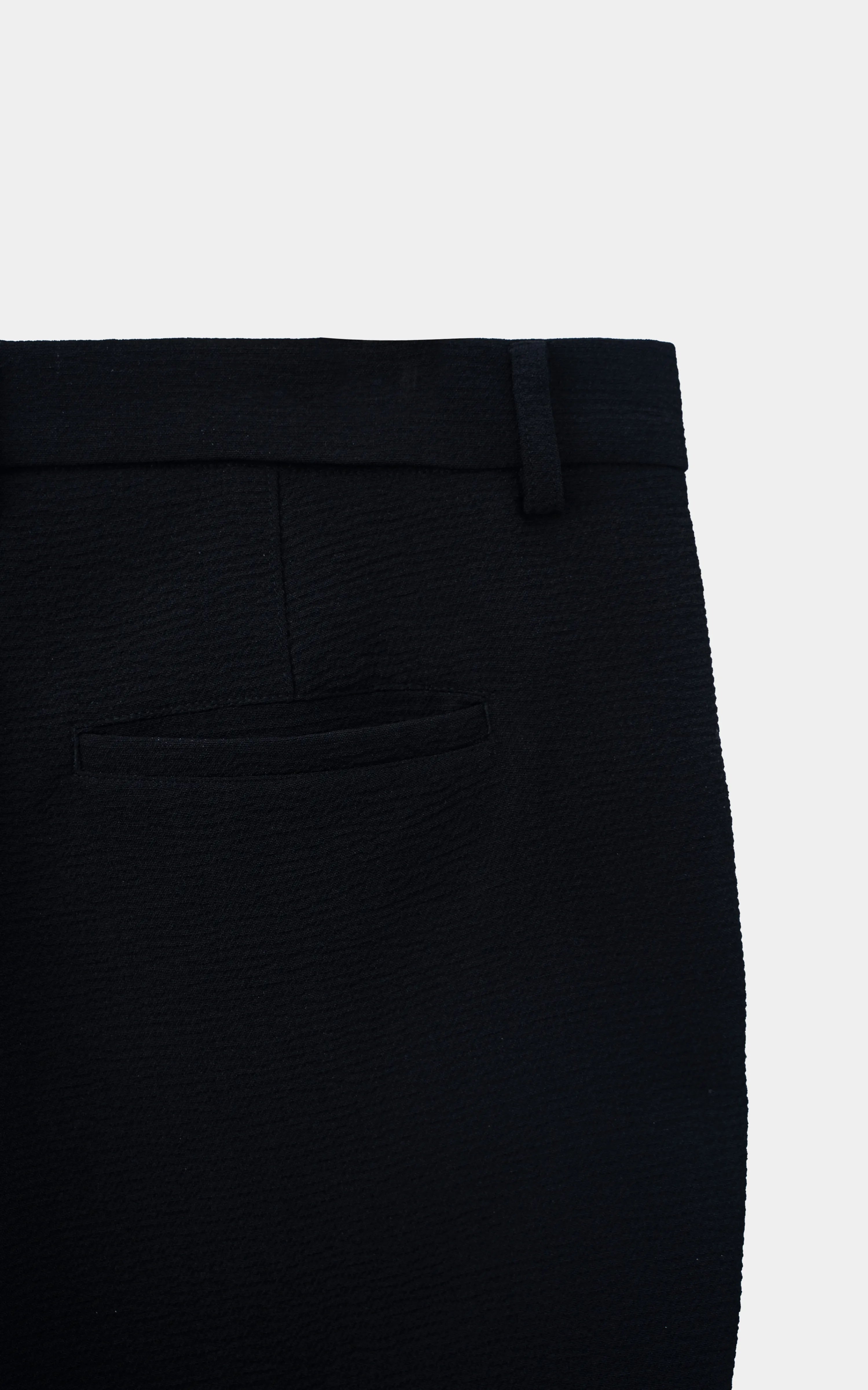 SMART FIT CASUAL PANT BLACK
