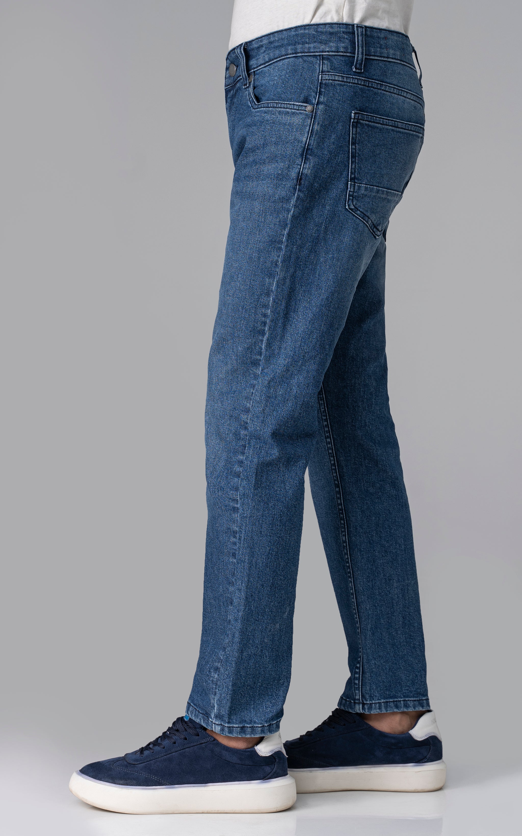 Shop JEAN STRAIGHT FIT MID BLUE For Men Online