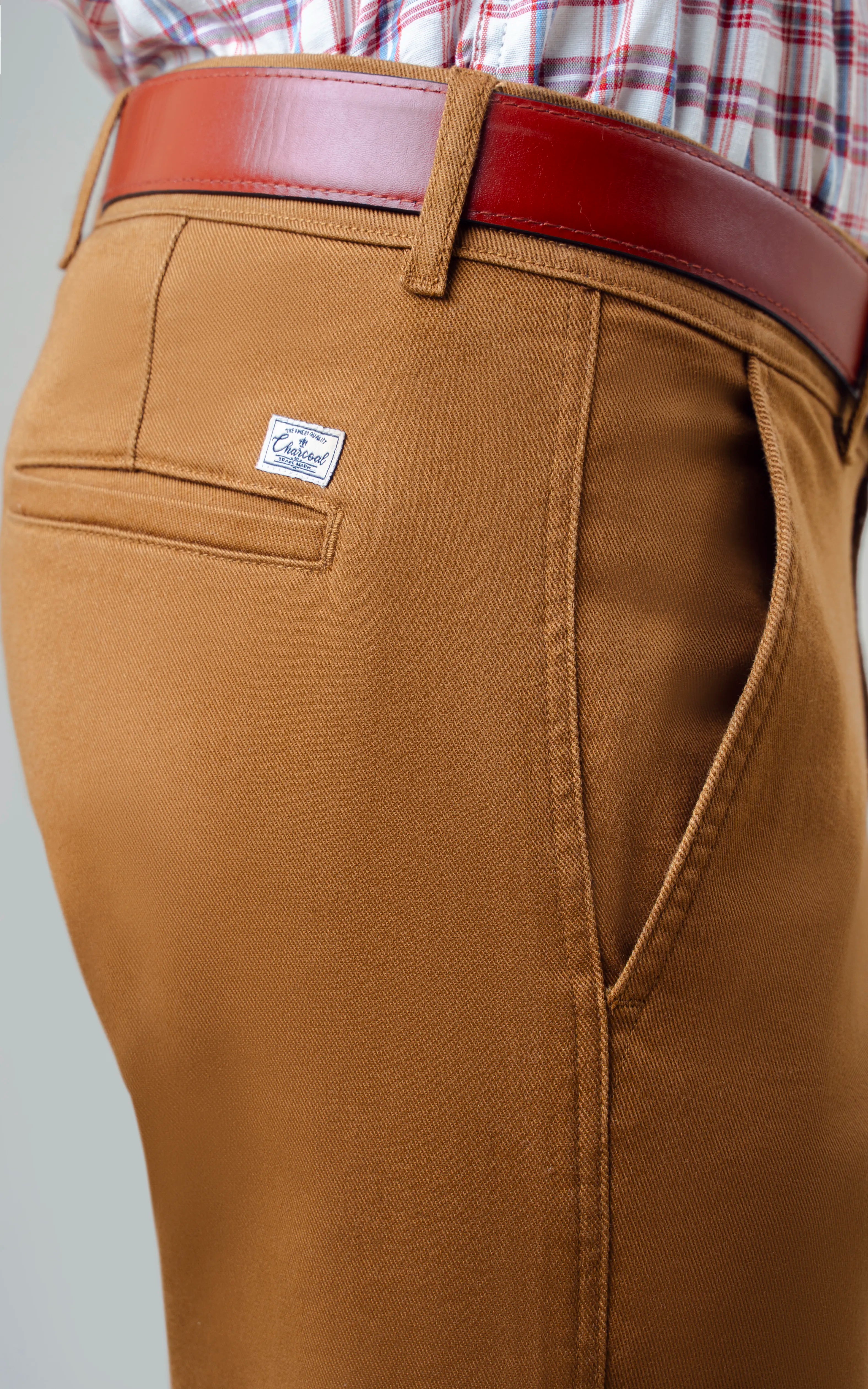TWILL SMART FIT CASUAL PANT CAMEL