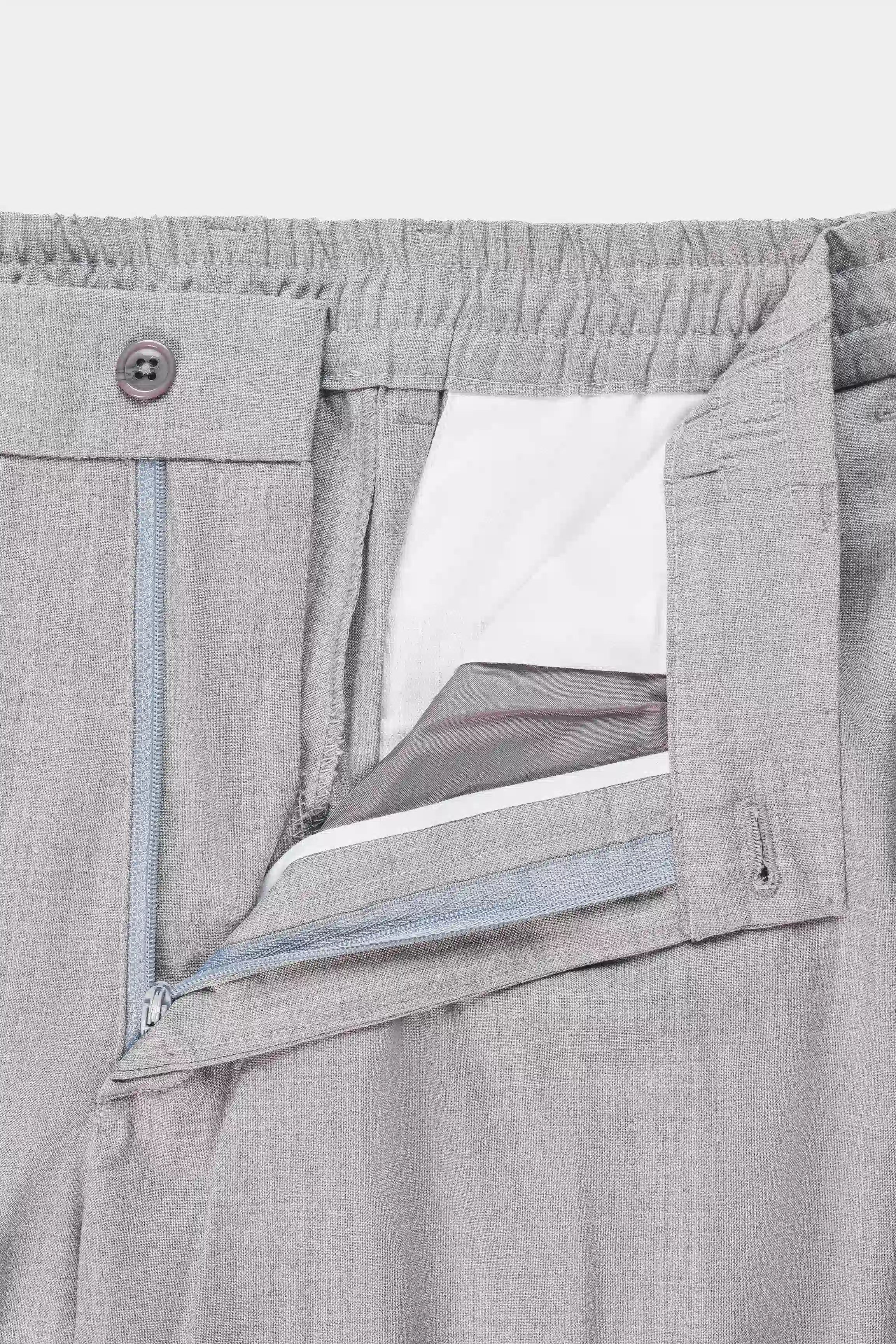 Classic Fit Dress Pant Light Grey