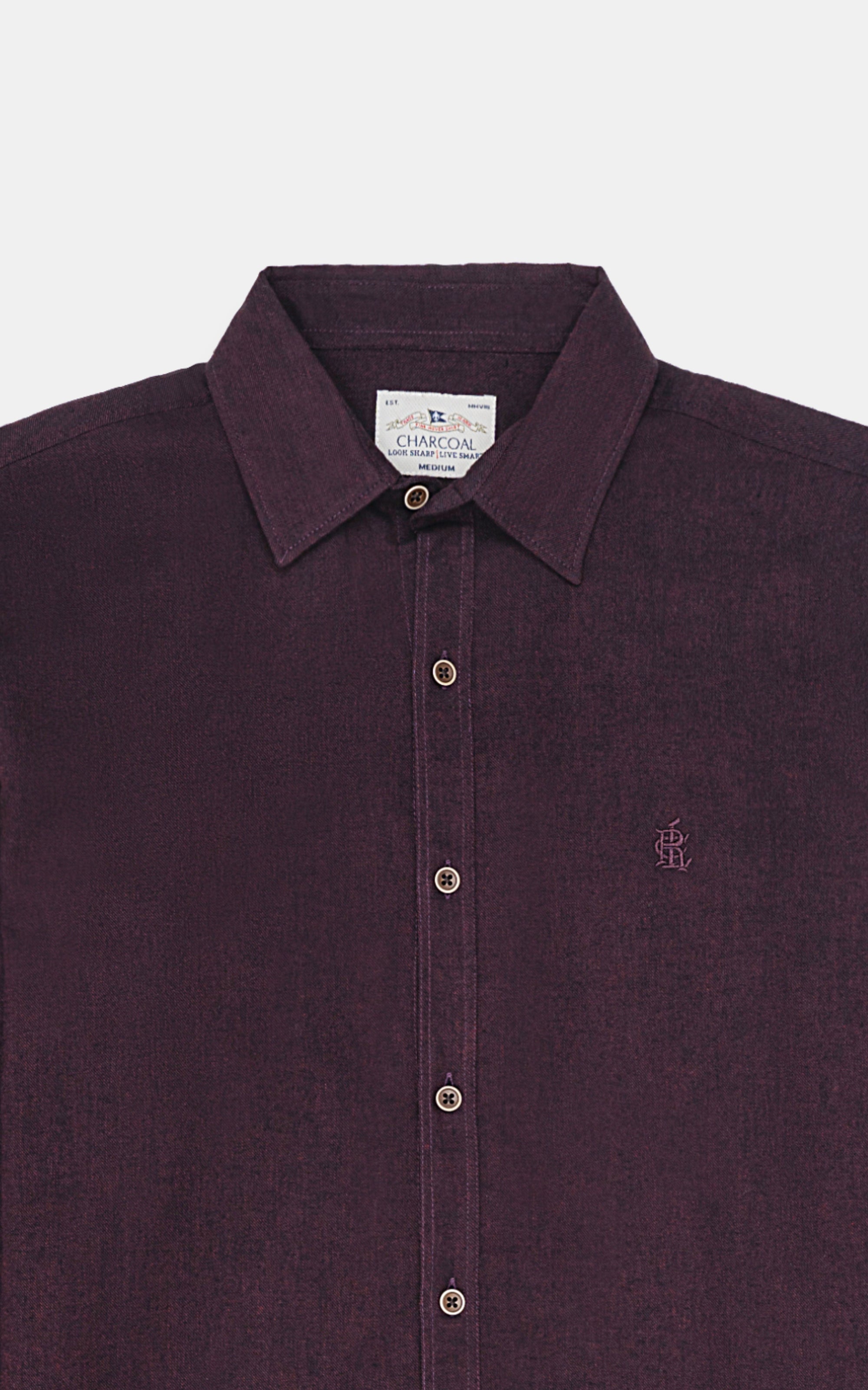 CASUAL SHIRT MAROON