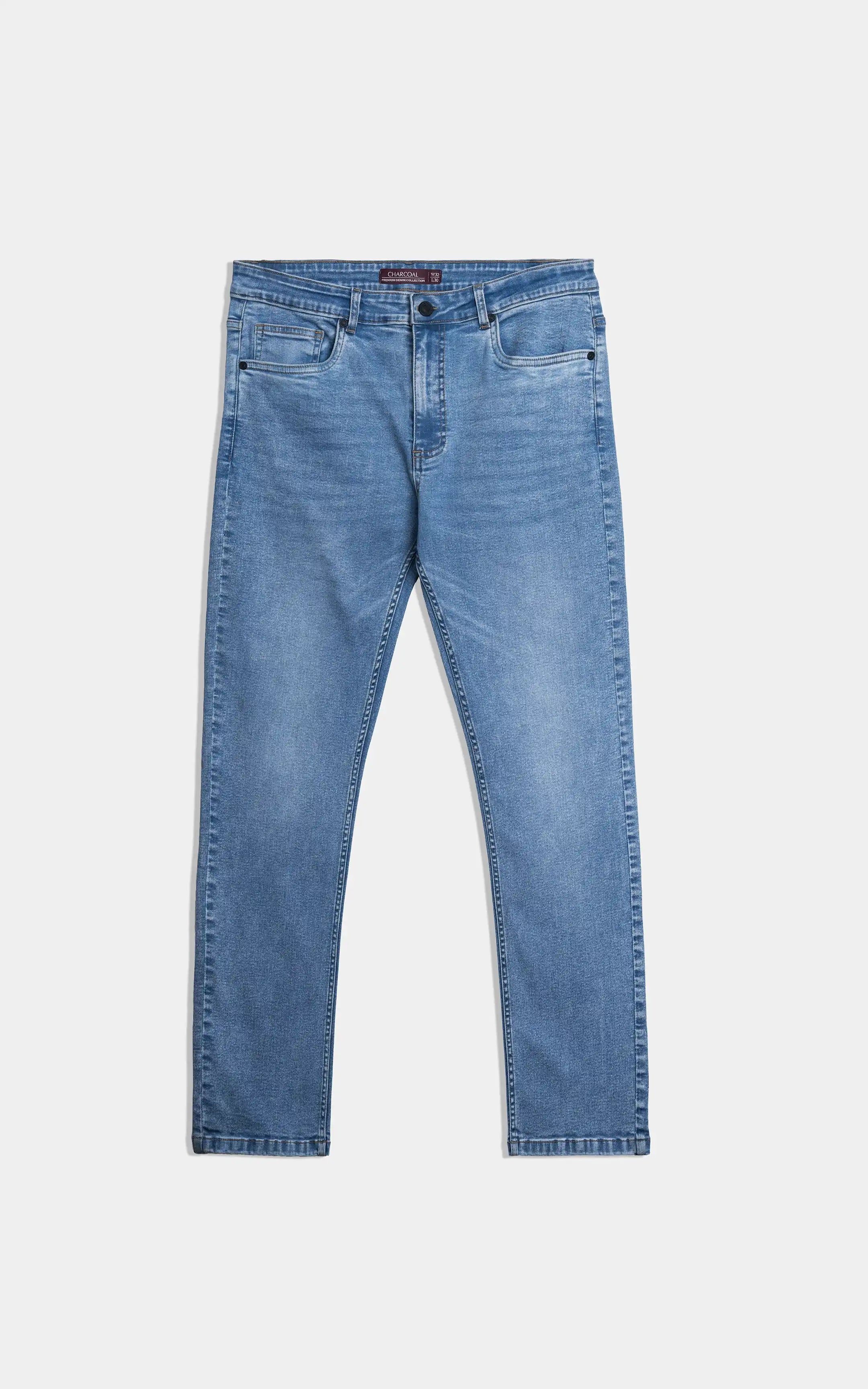 JEANS STRAIGHT FIT MID BLUE