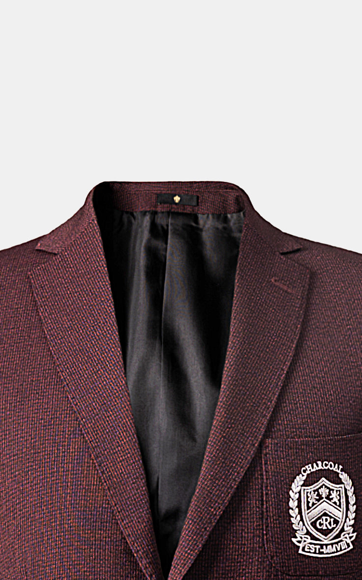 SIGNATURE CASUAL COAT MAROON