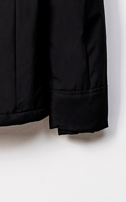 PARKA JACKET FULL SLEEVE BLACK