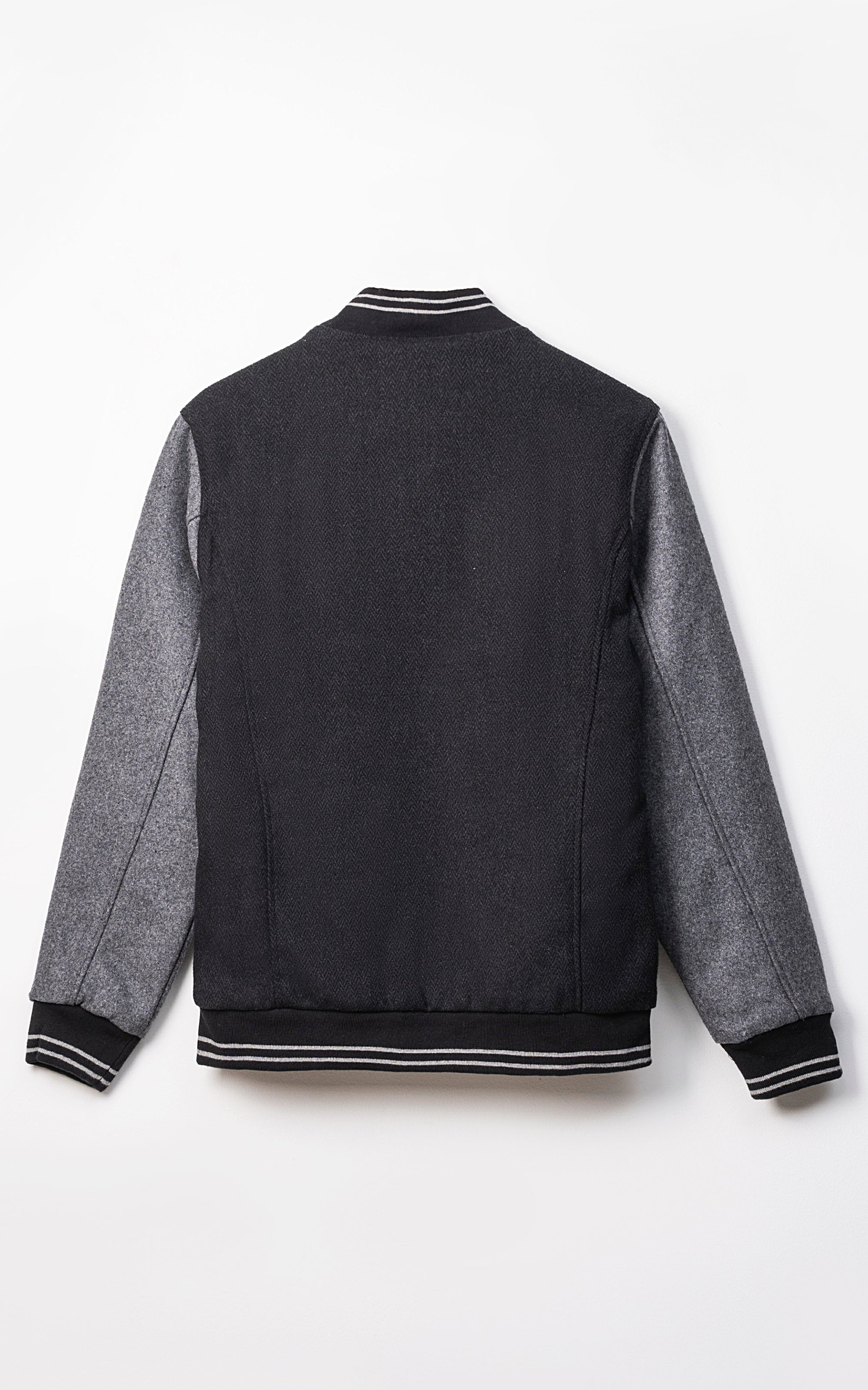 WOOLEN JACKET CHARCOAL