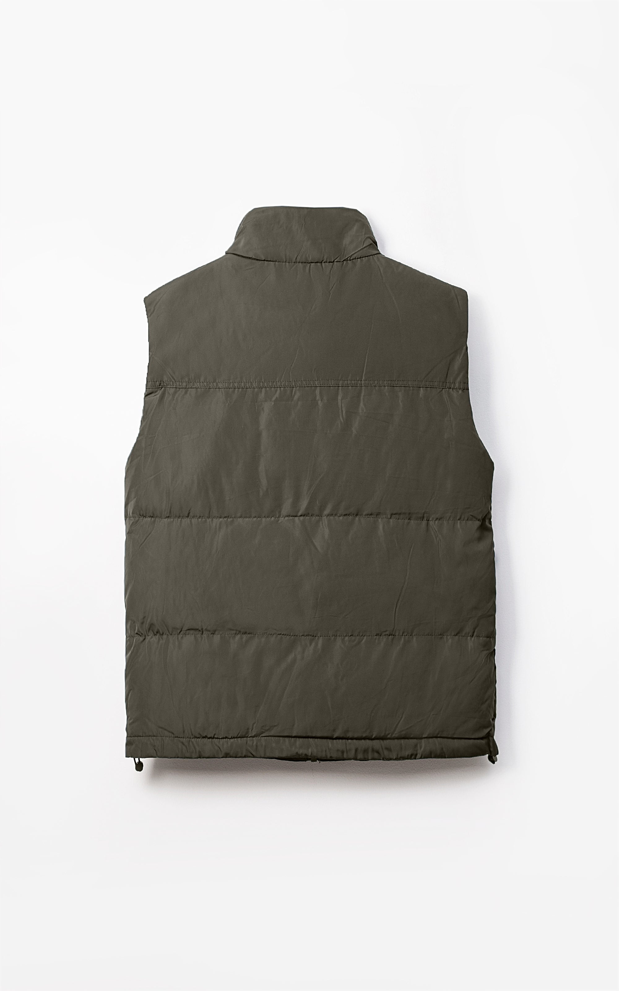 SLEEVELESS JACKET OLIVE