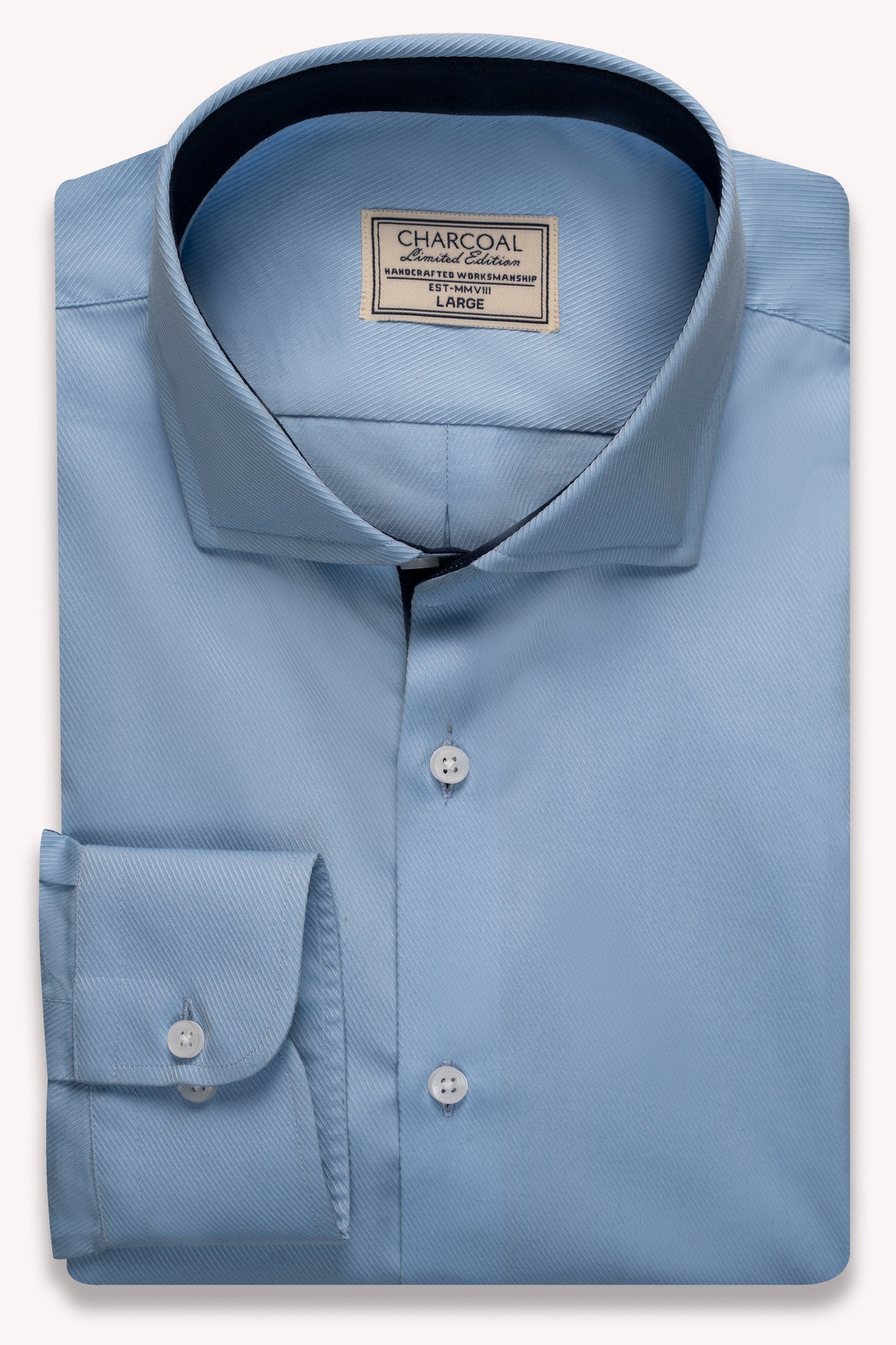 LIMITED EDITION SHIRTS SKY BLUE SELF LINING