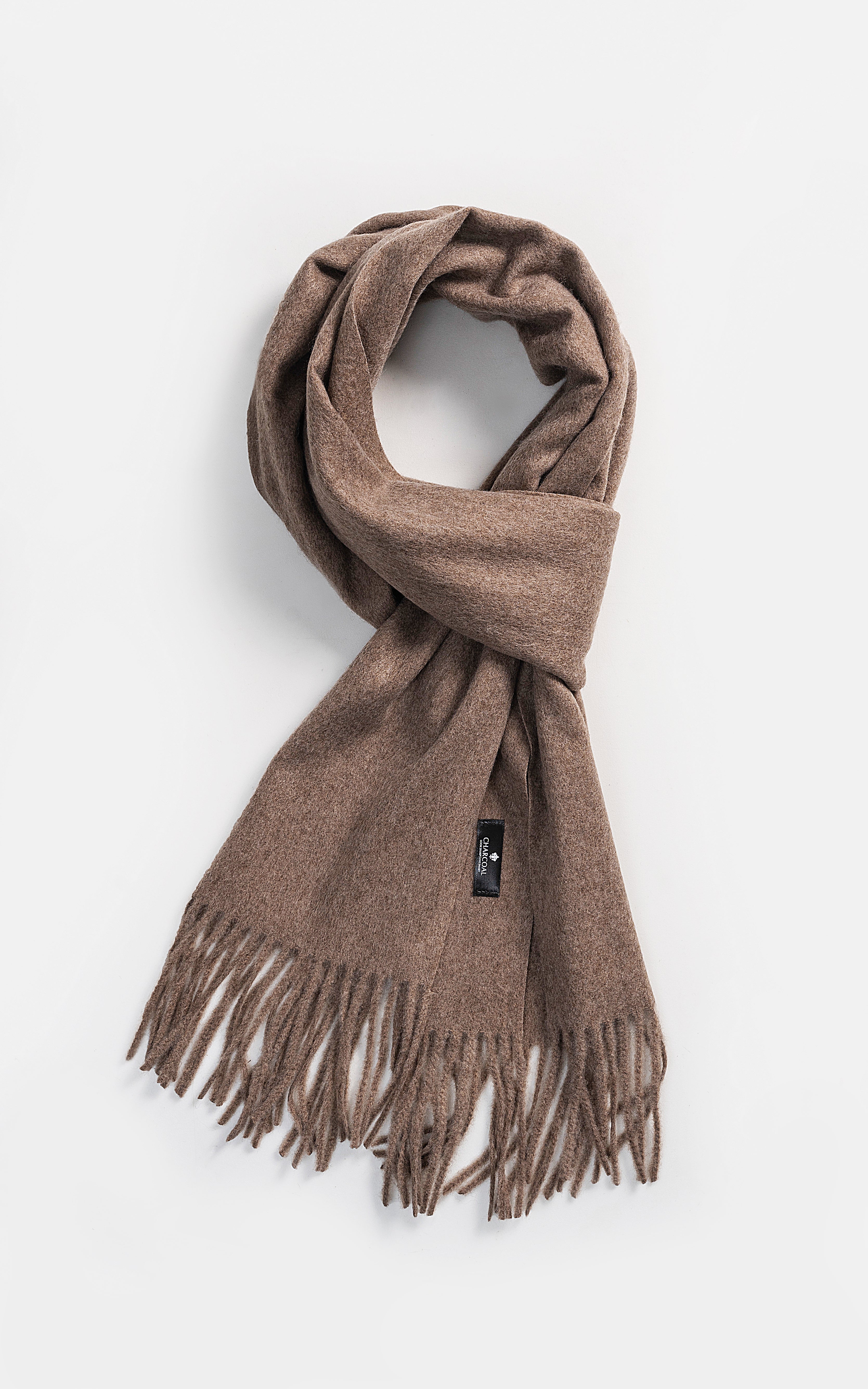 Fringe Wool blended Scarf