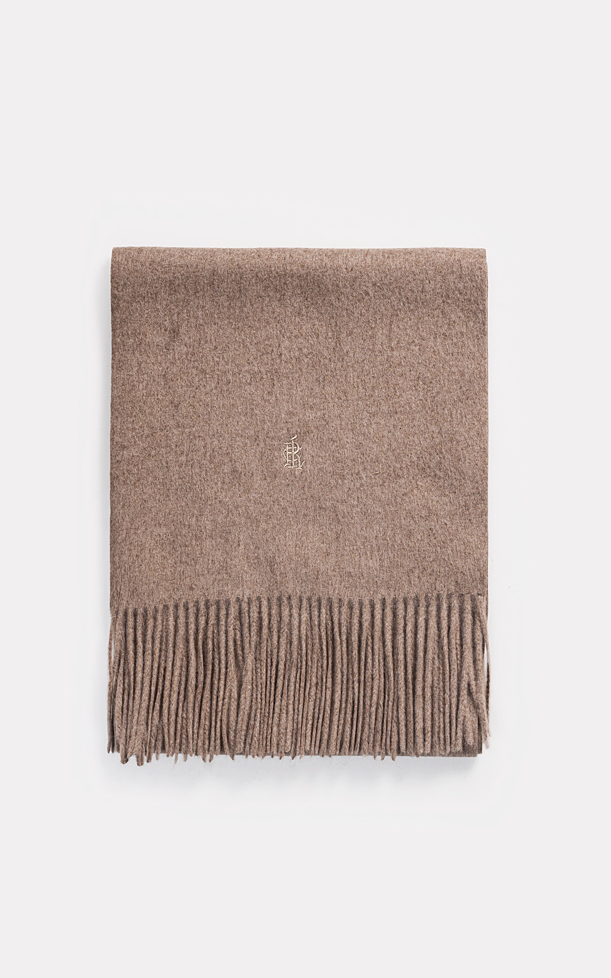 Fringe Wool blended Scarf