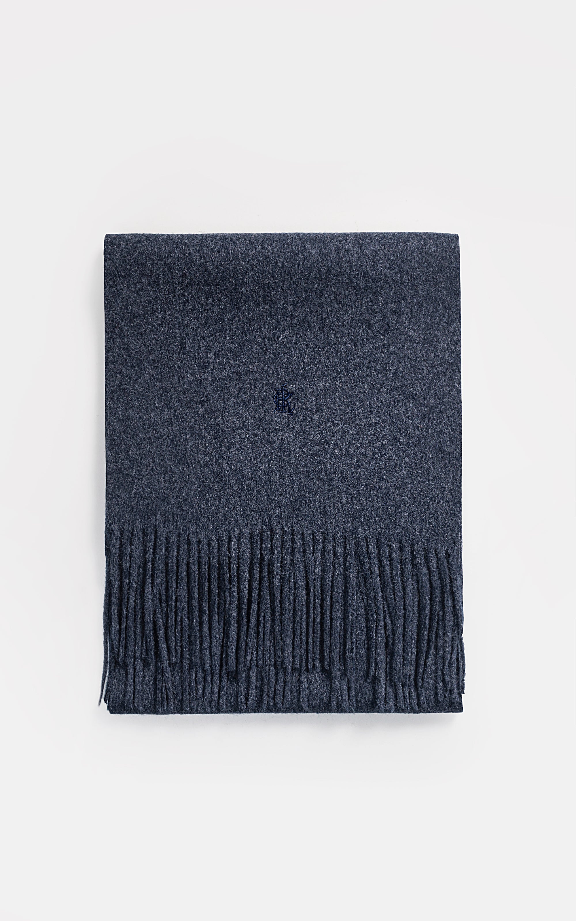 Fringe Wool blended Scarf