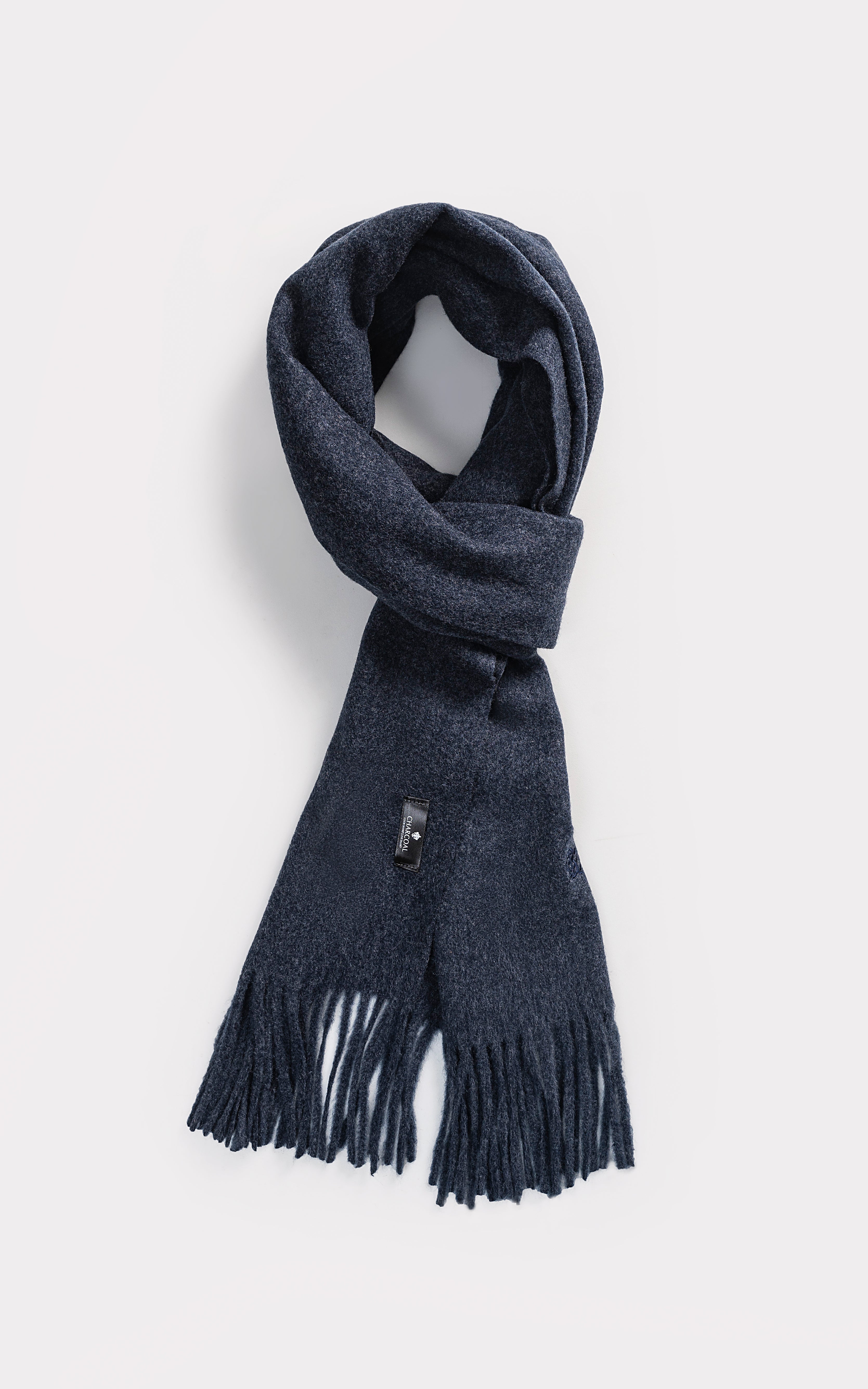 Fringe Wool blended Scarf