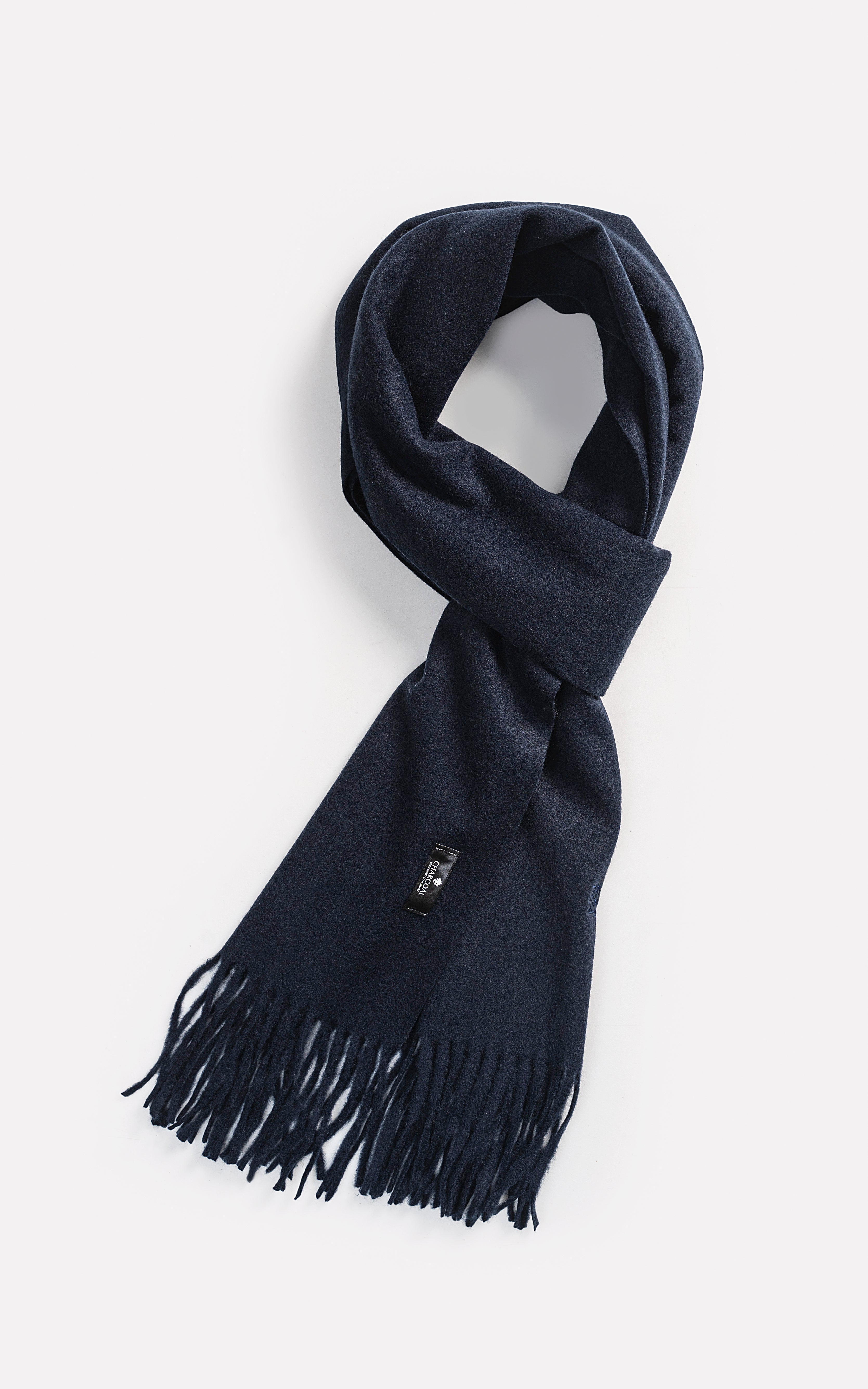 Fringe Wool blended Scarf