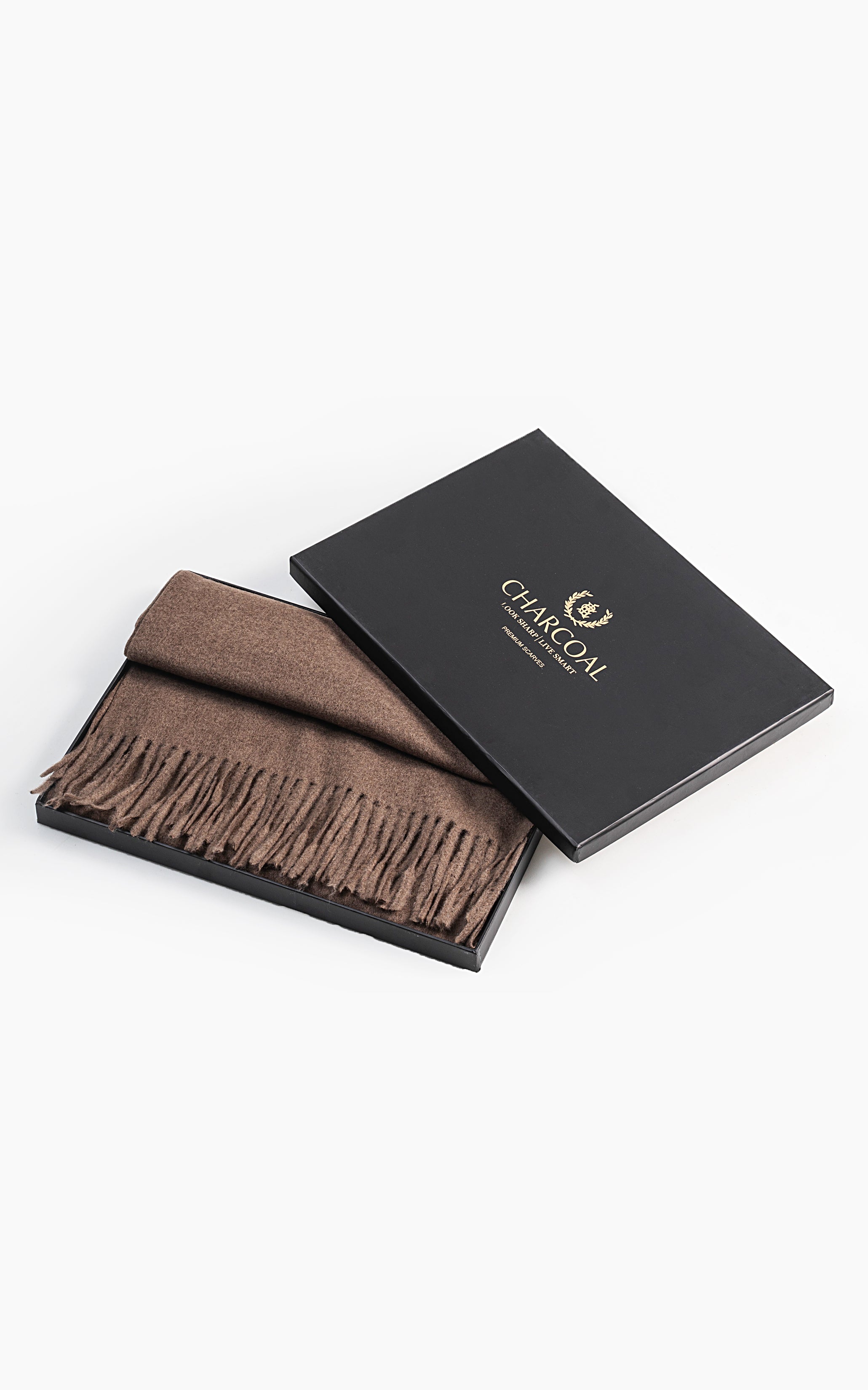 Fringe Wool blended Scarf