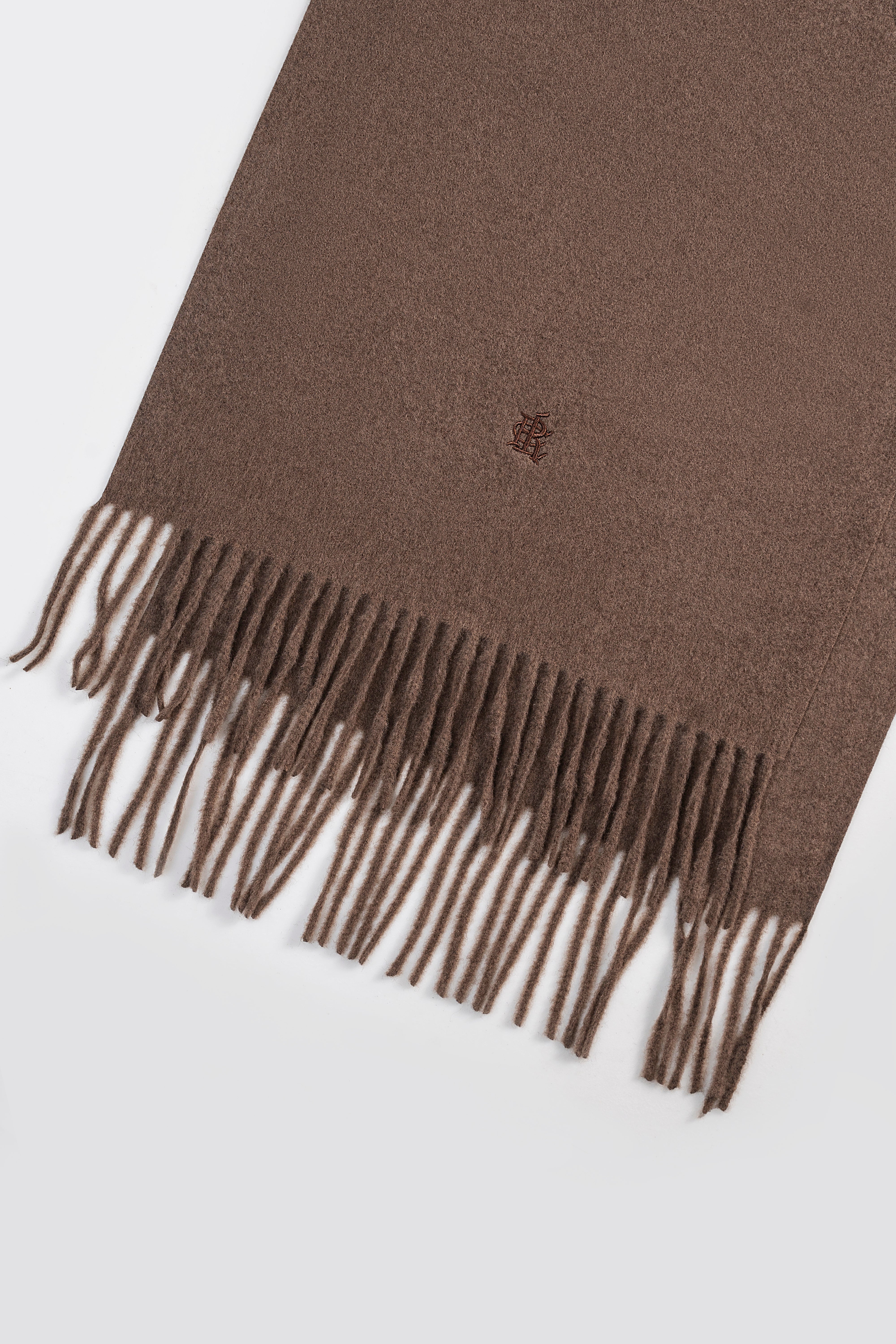 Fringe Wool blended Scarf