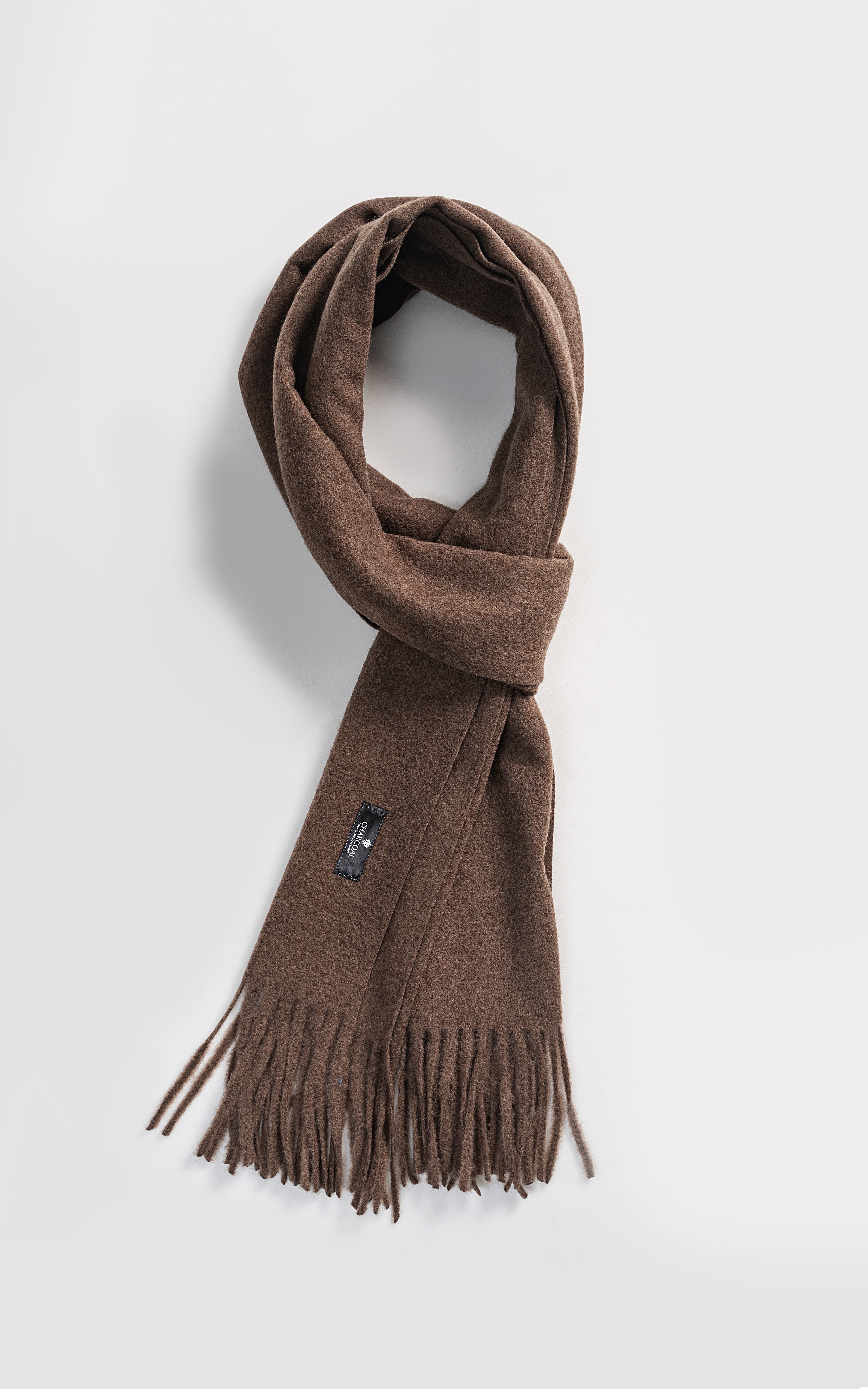 Fringe Wool blended Scarf