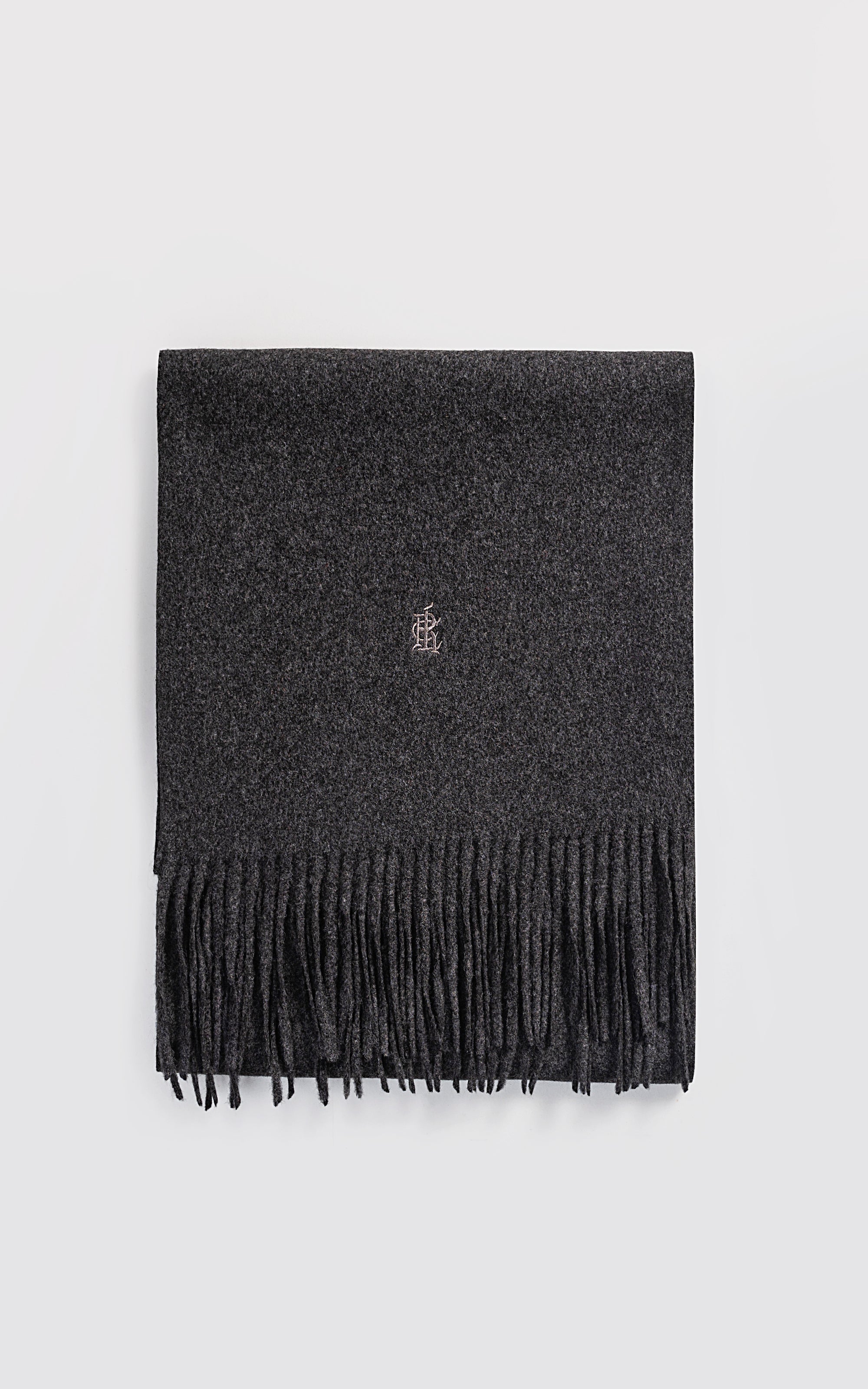 Fringe Wool blended Scarf