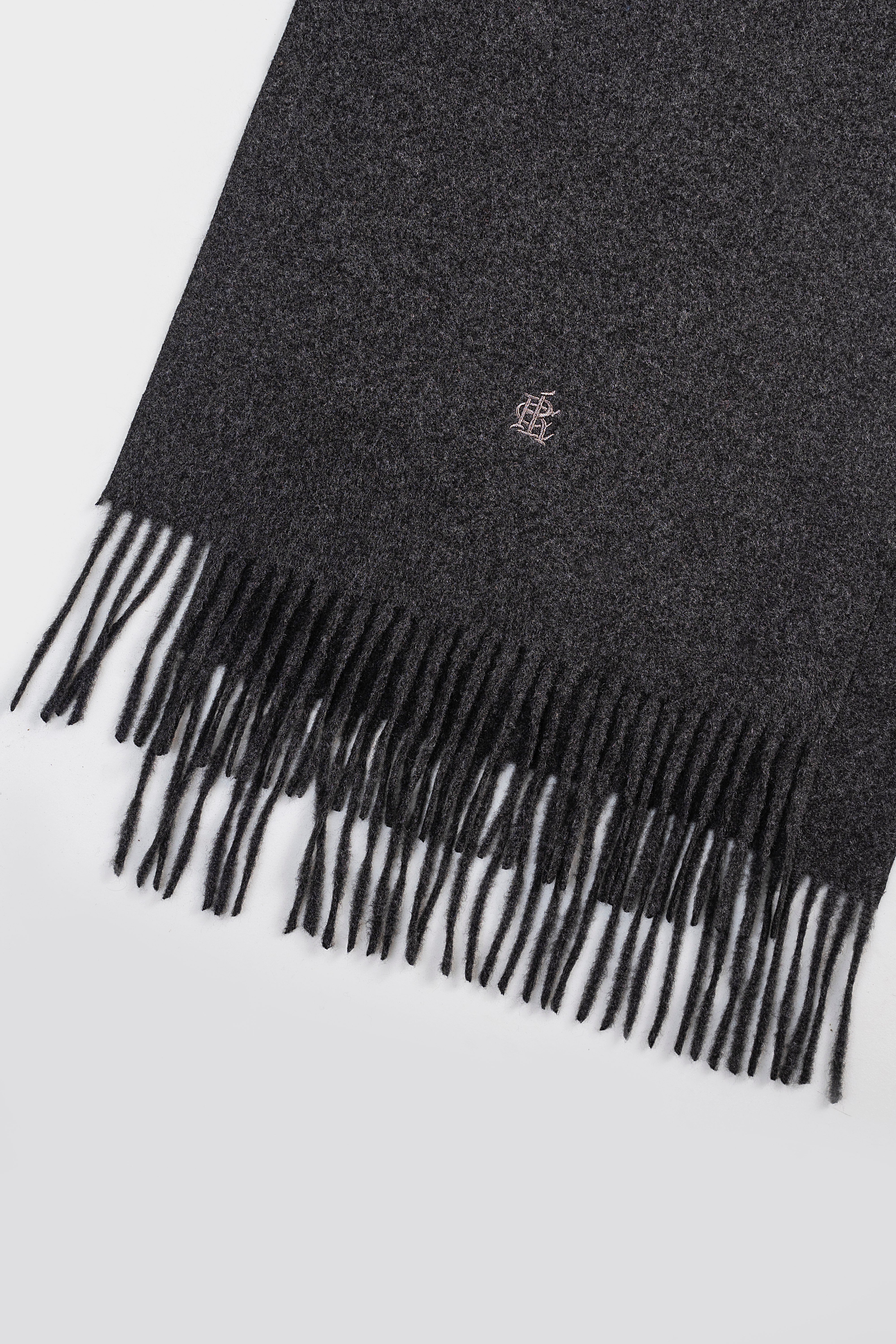 Fringe Wool blended Scarf