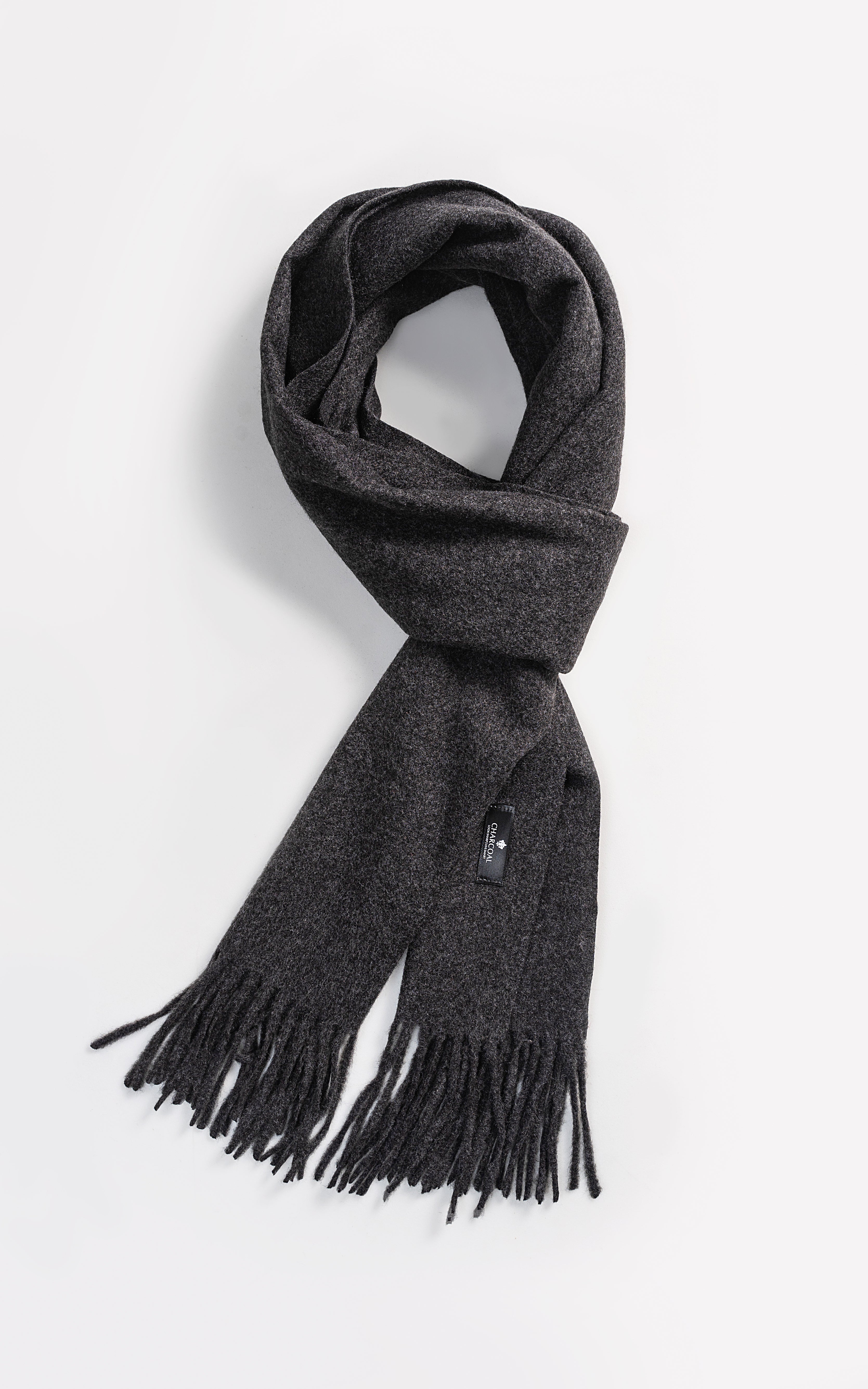 Fringe Wool blended Scarf