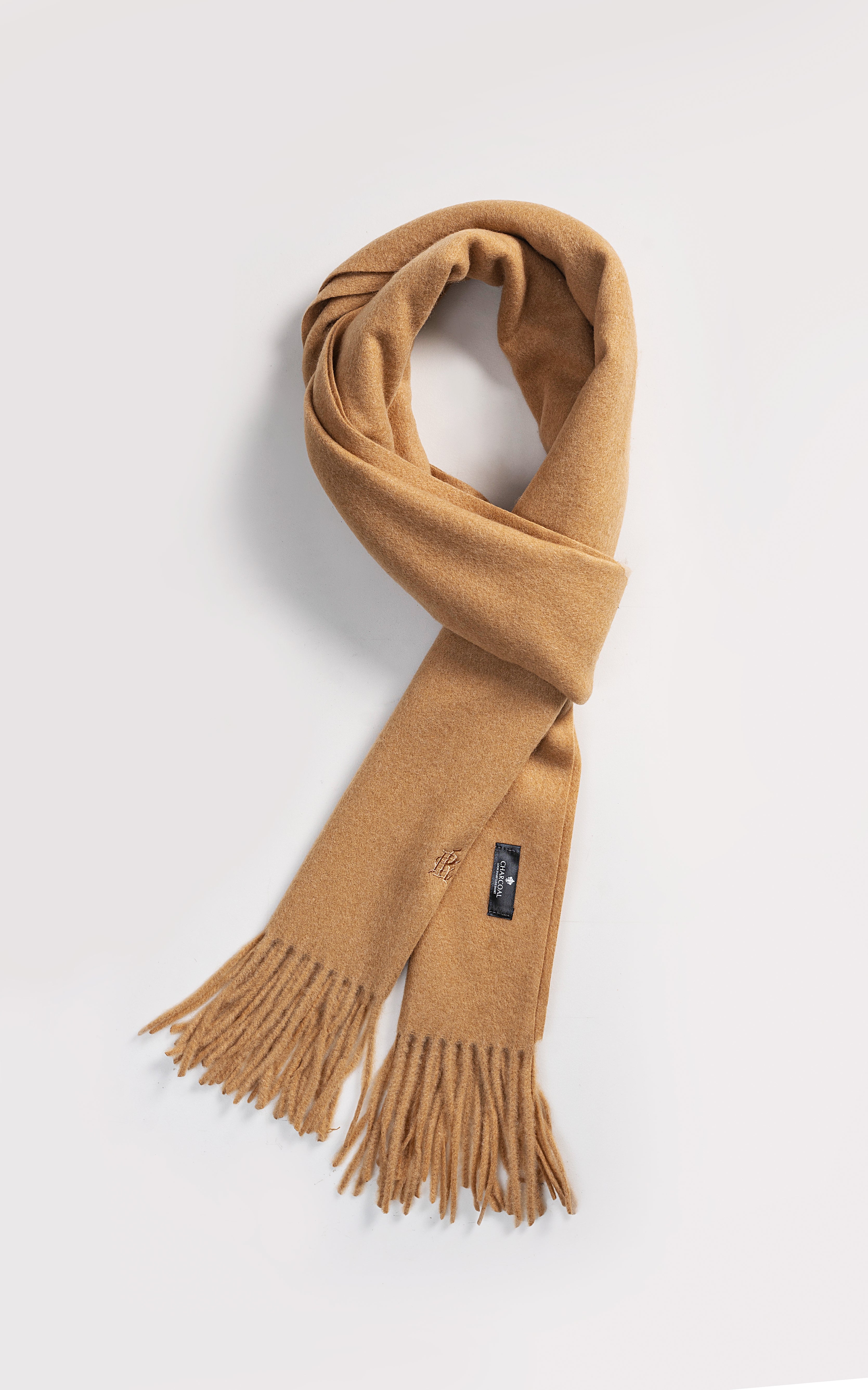 Fringe Wool blended Scarf