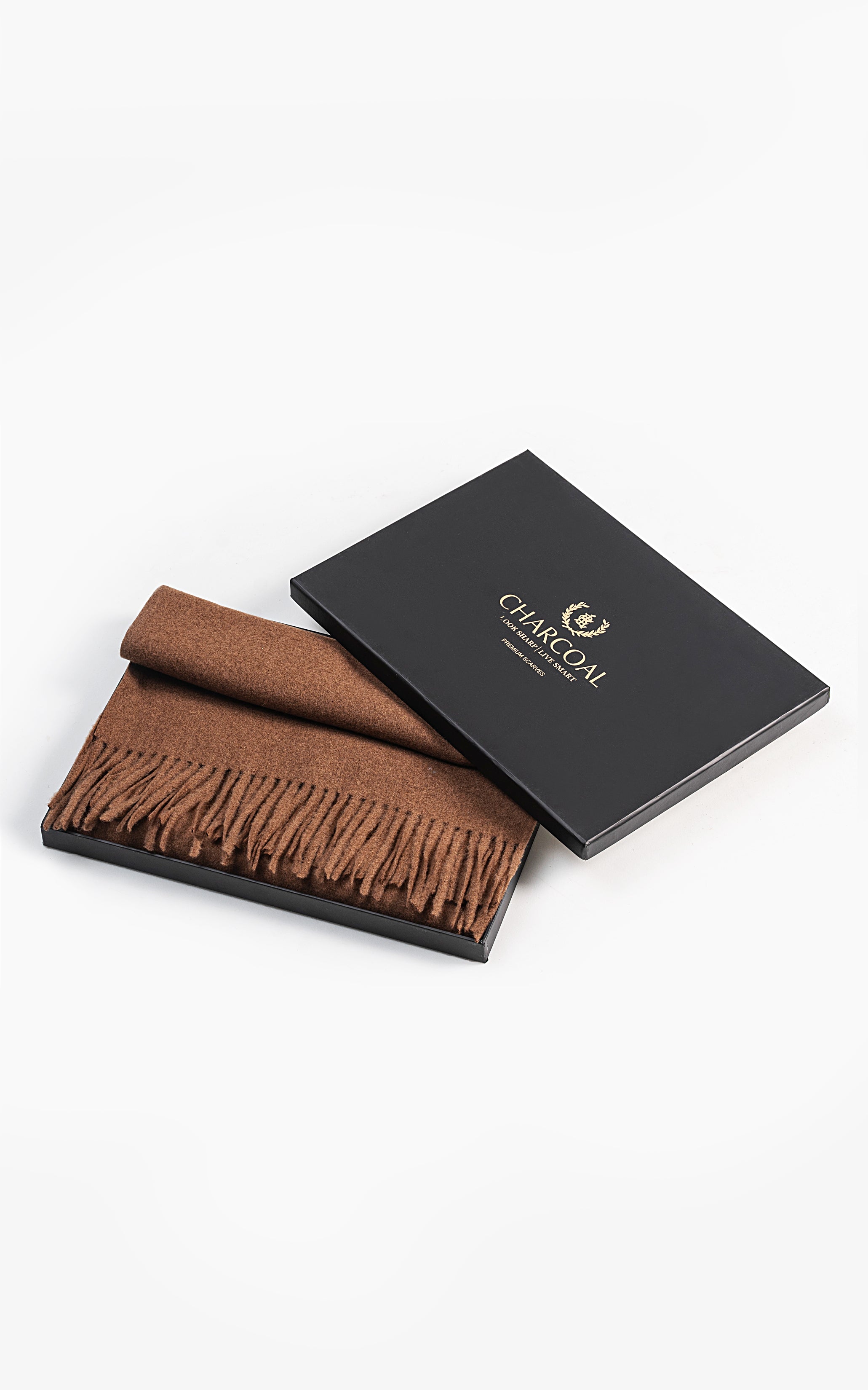 Fringe Wool blended Scarf