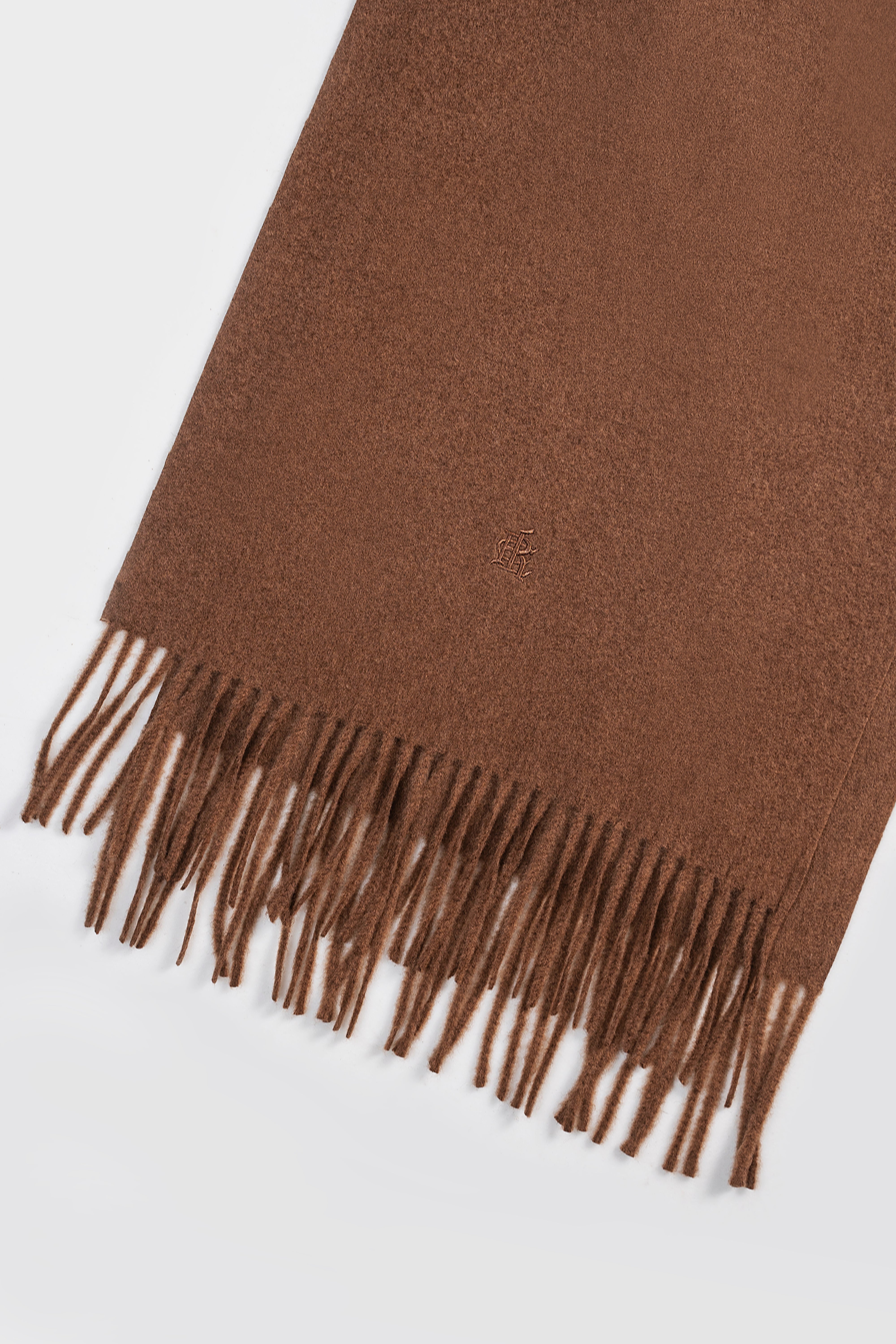 Fringe Wool blended Scarf