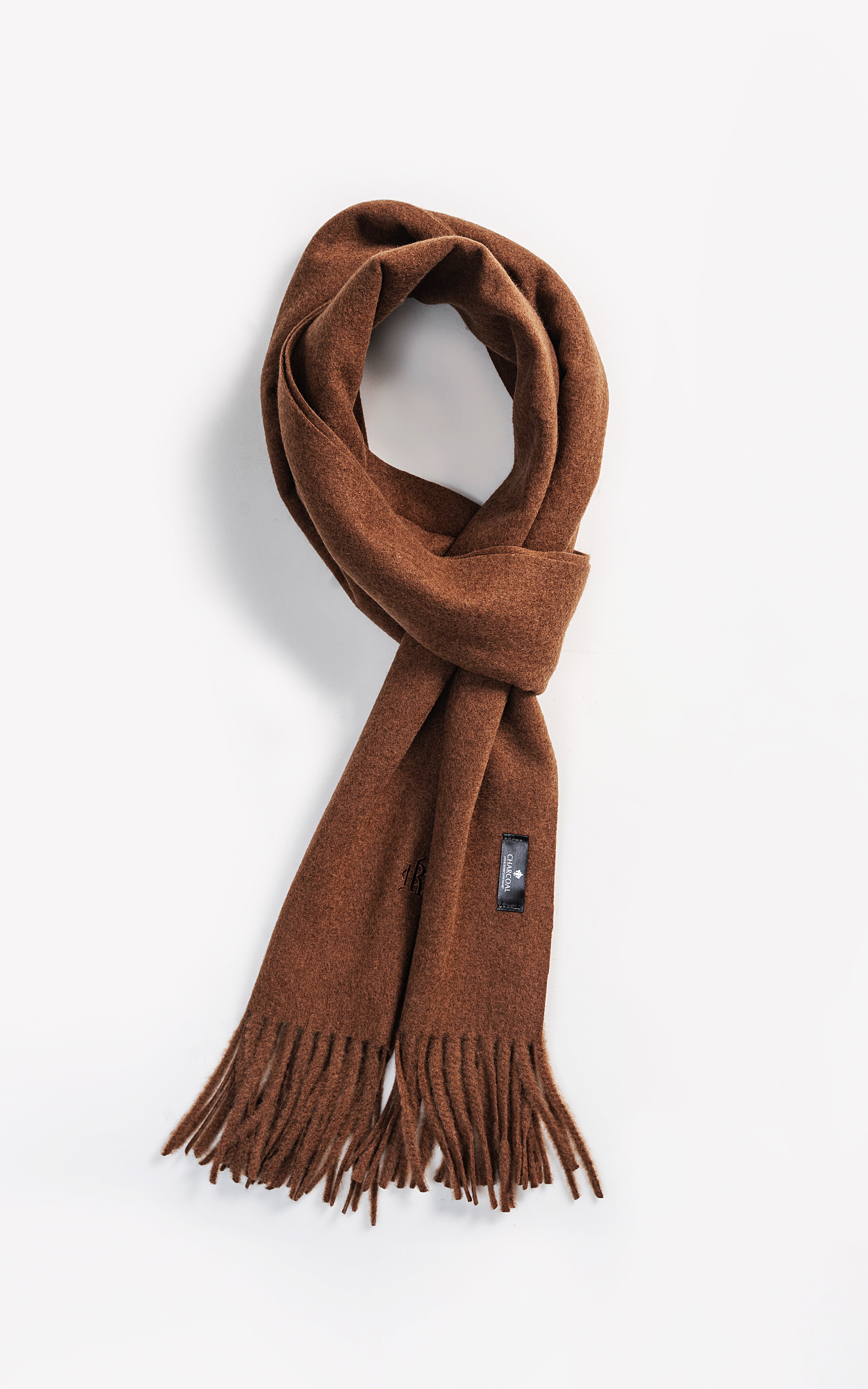 Fringe Wool blended Scarf