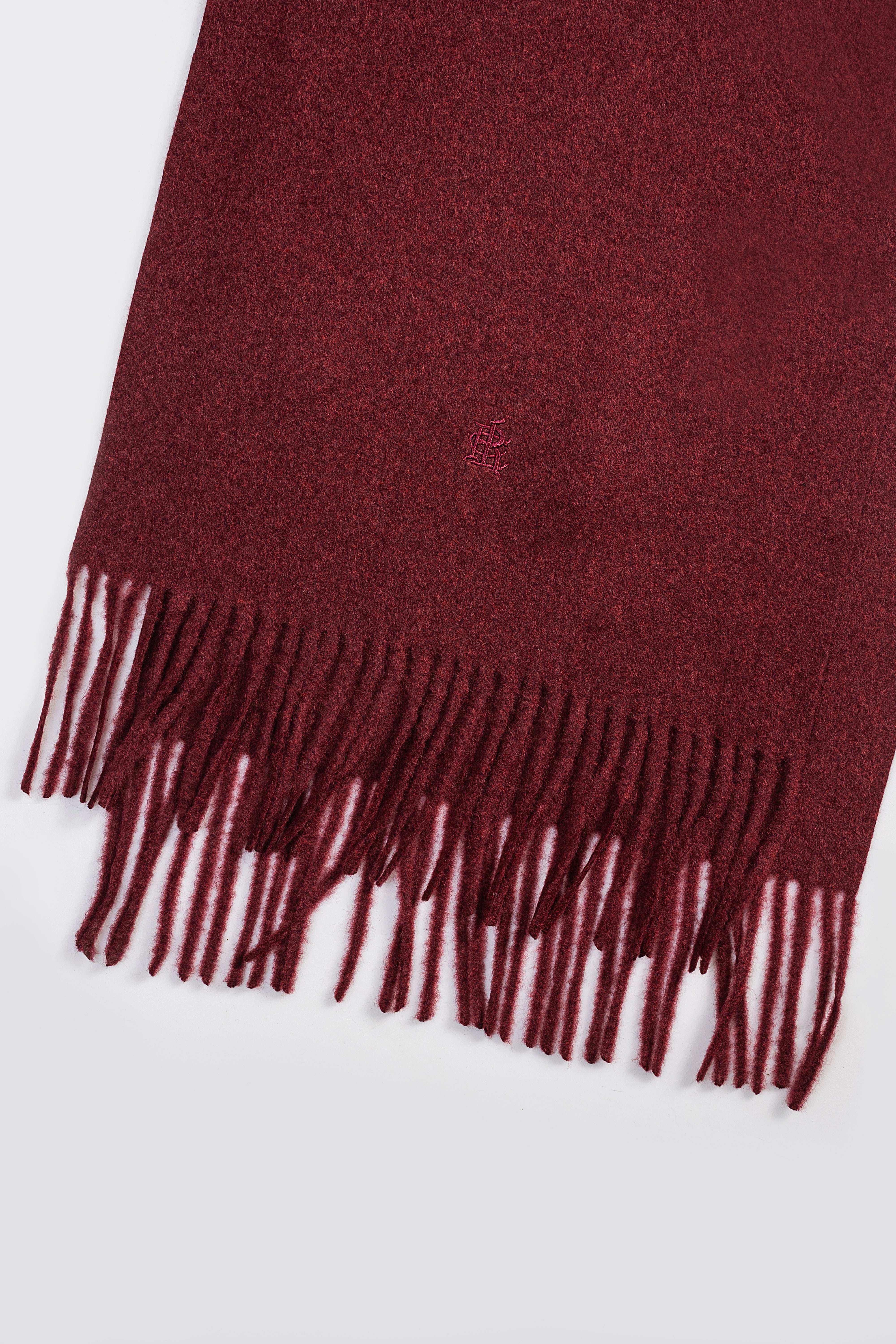 Fringe Wool blended Scarf
